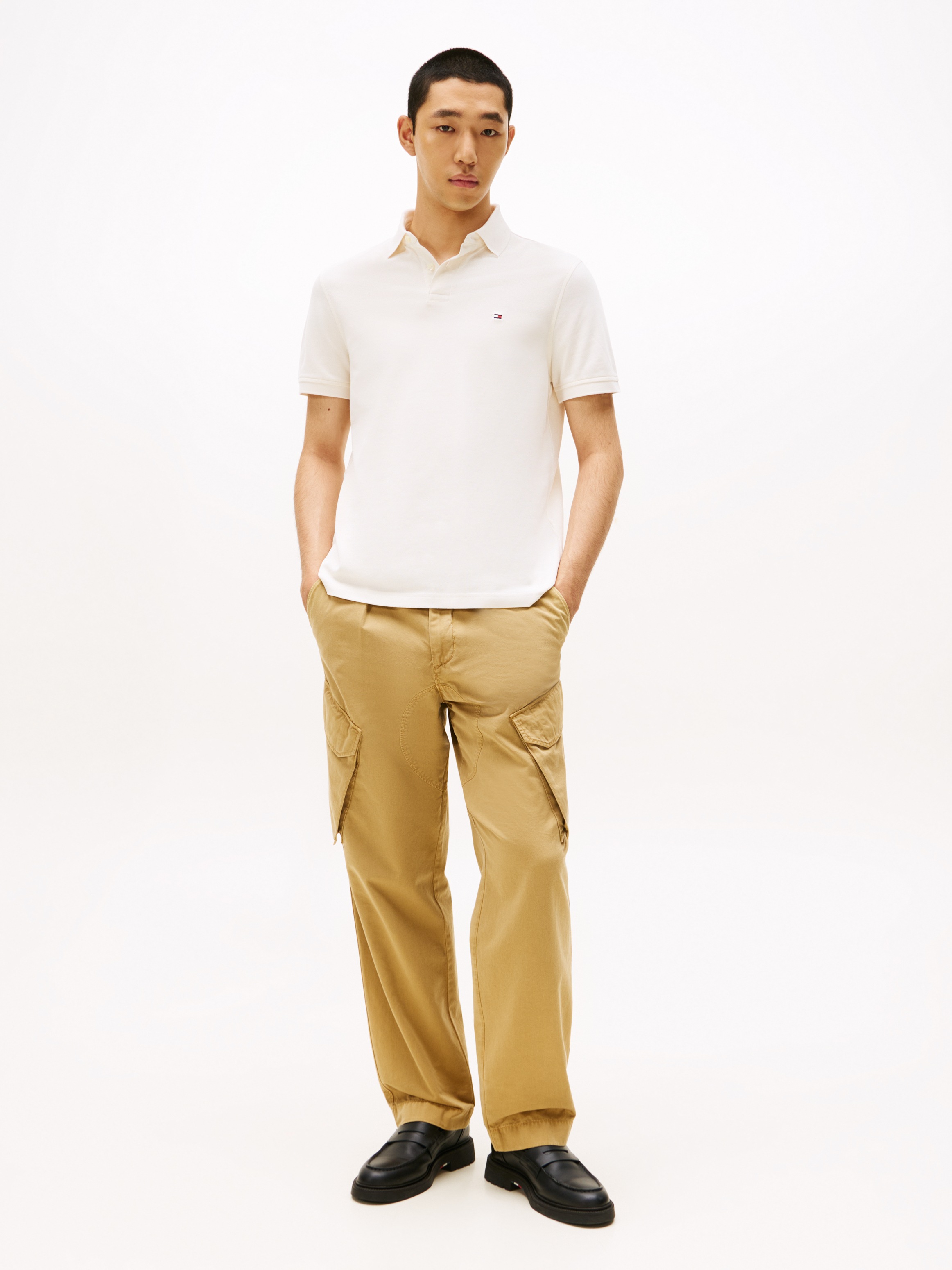 Tommy Hilfiger Polo à Manches Courtes 1985 Regular Fit Ivory Petal XL Homme 5