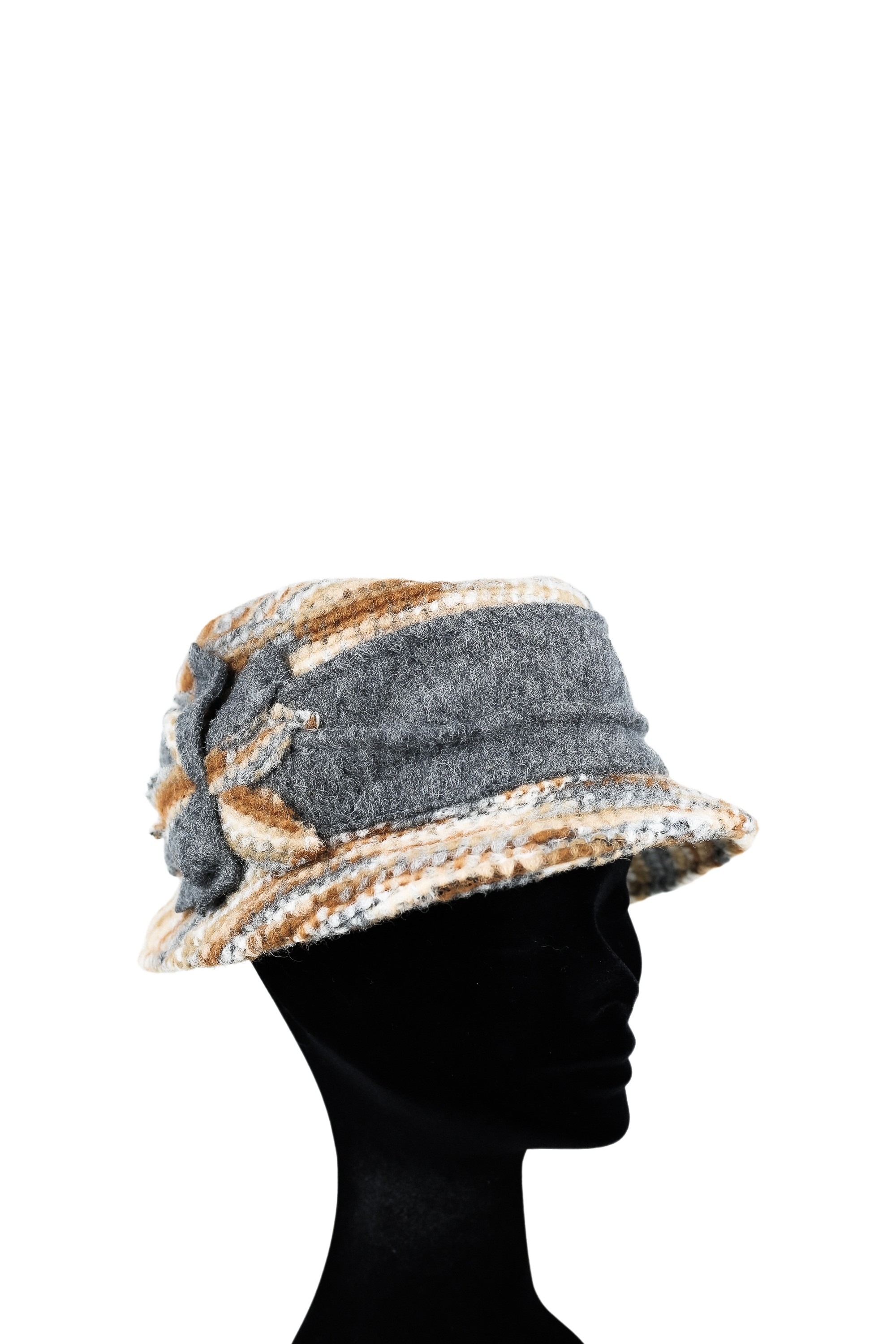 COLLEZIONE ALESSANDRO Melonenhut "Floral" 1 Stk. tlg. aus softer Wolle, mit günstig online kaufen