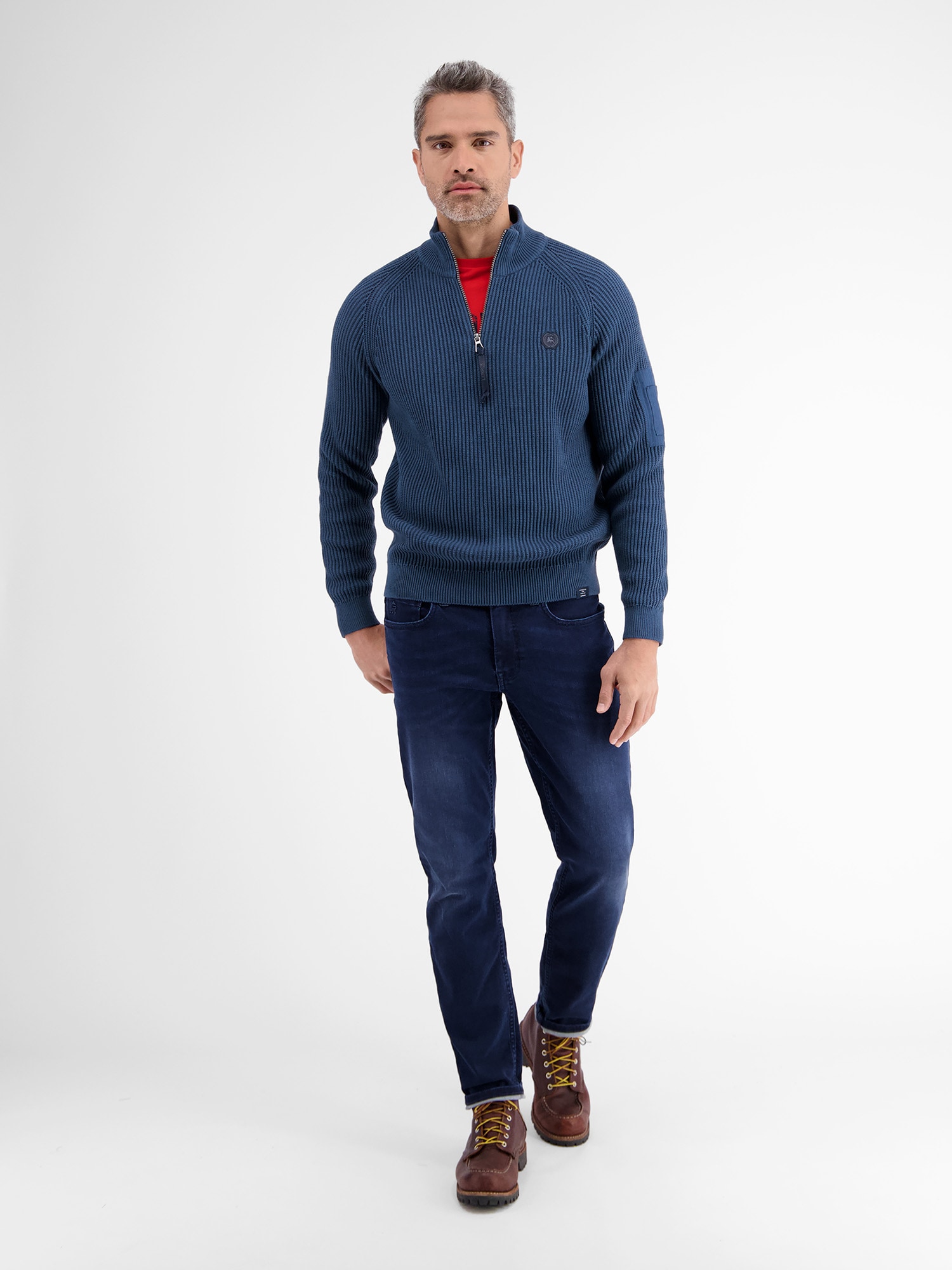 LERROS Strickpullover »LERROS Troyer, Fishermanstyle«