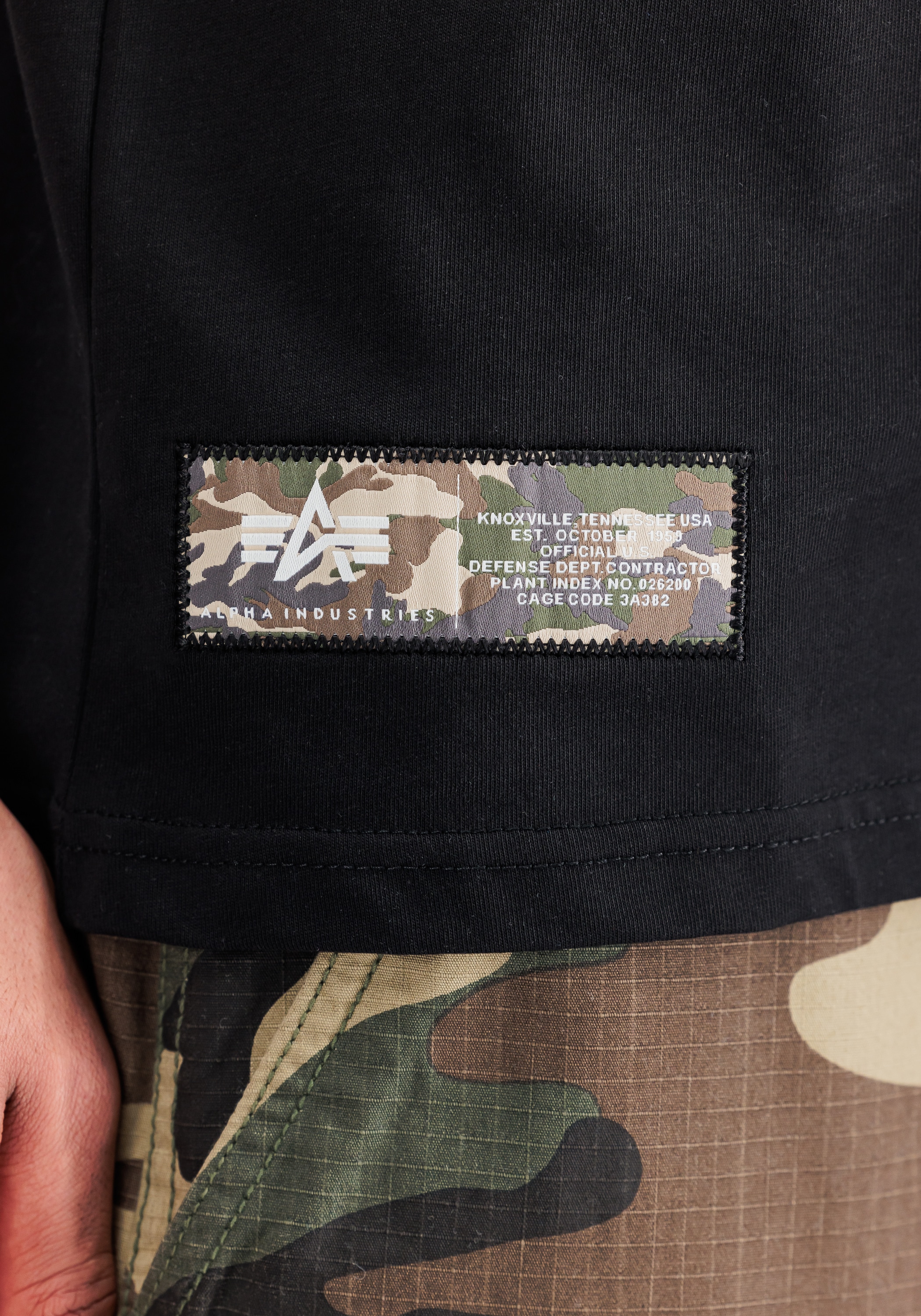 Alpha Industries T-Shirt »Camo Label Backprint T-Shirt«