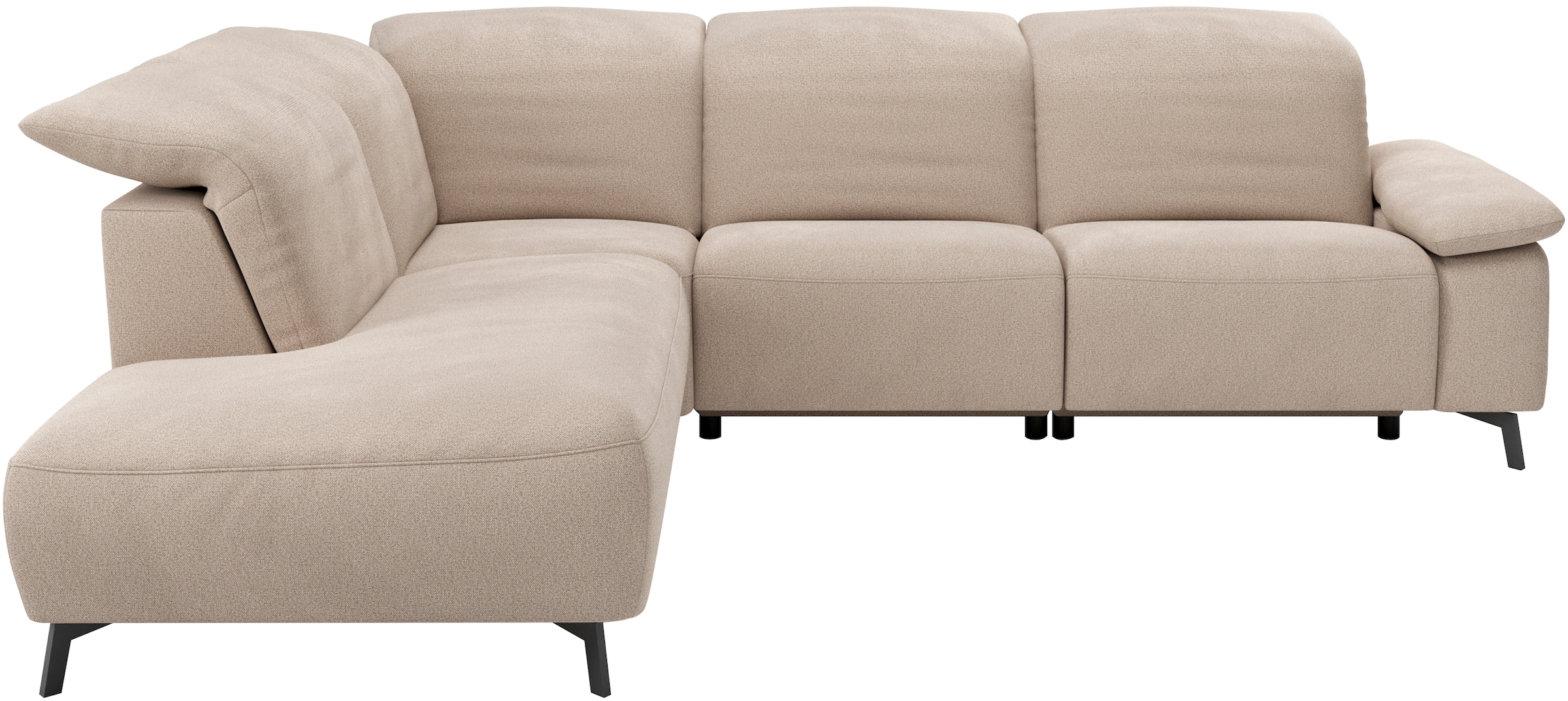 Musterring Ecksofa "MR 370, intelligenter Komfort im modernen Design" Optionale Relaxfunktion, flexible Kopfteile & klappbare Armlehnen