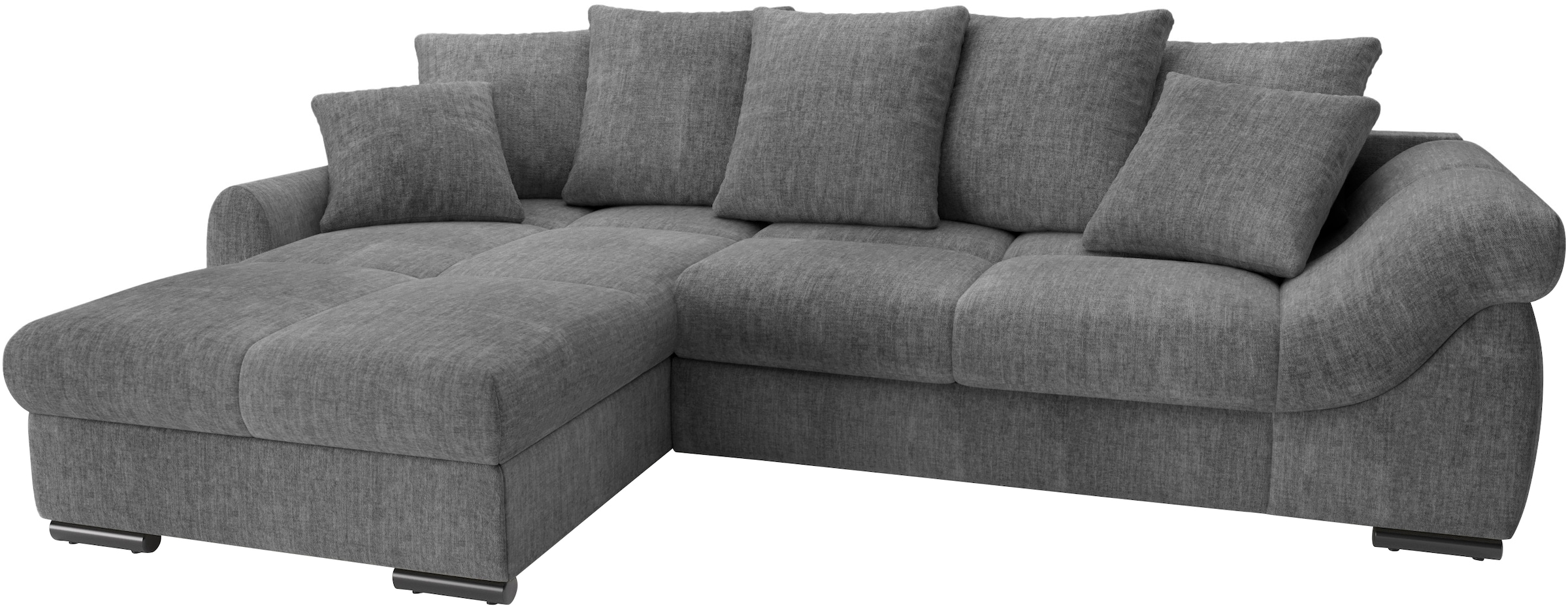 Mr. Couch Ecksofa "Livorno L-Form", inkl. Hochschläfer-Bettauszug, XL-Bettk günstig online kaufen