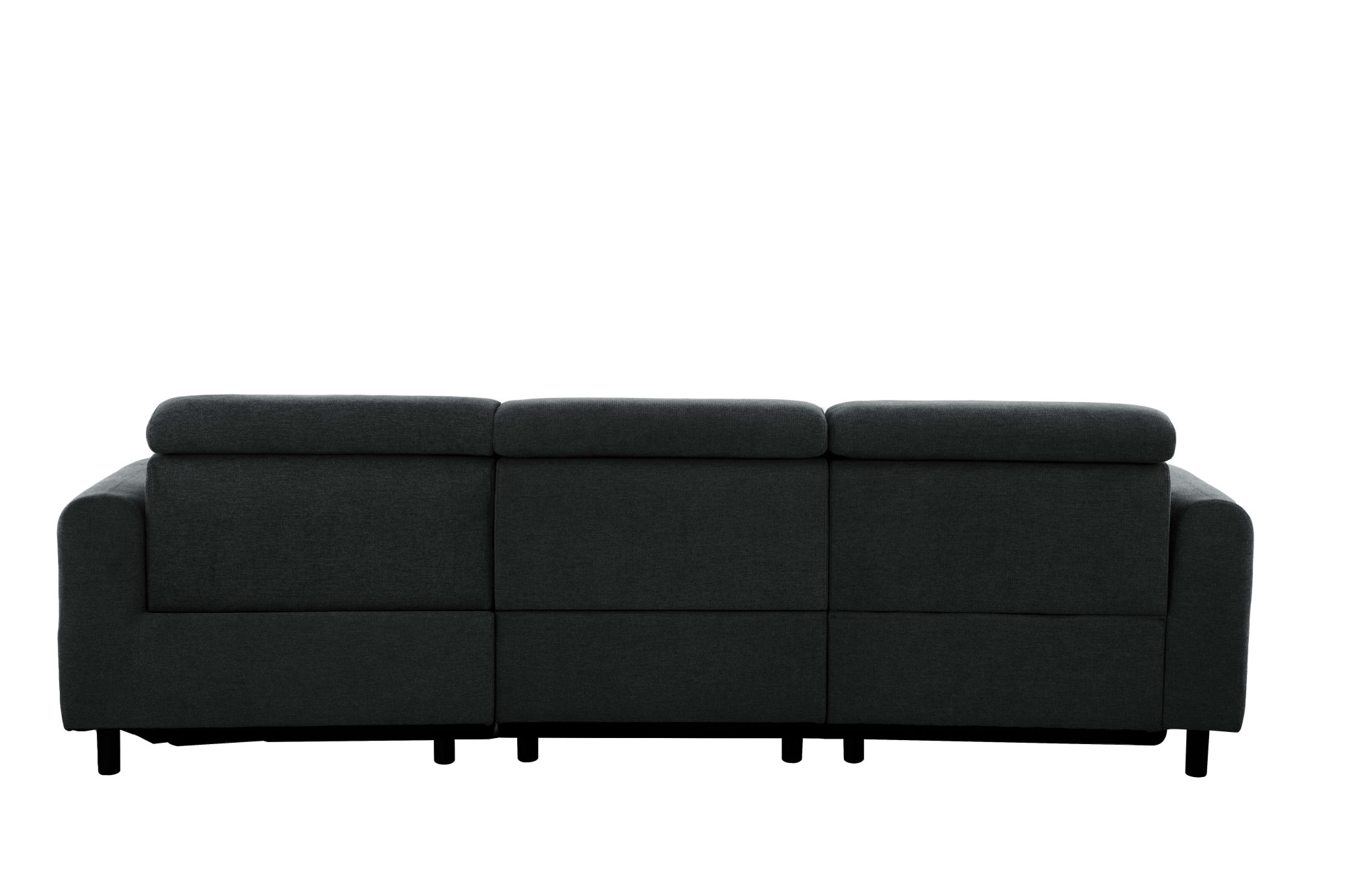 Home affaire Ecksofa »SKAANE Struktur, L-Form, 274 cm, manuelle u. elektrische Funktion,«, 274 cm, mit Kopfteilverstellung und man. oder elektr. Relaxfunktion