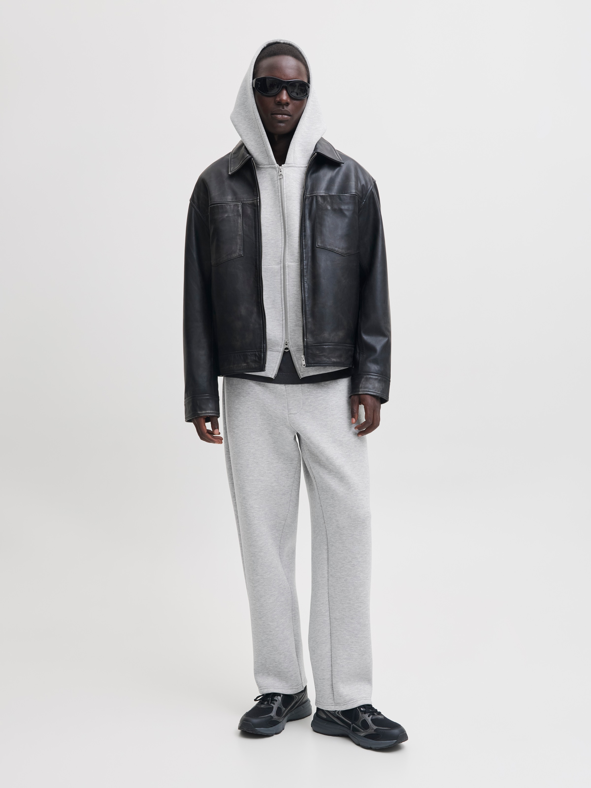 Jack & Jones Sweathose »JPSTBILL LEGACY SCUBA UNC SWT PANTS NOOS«  Materialmix, locker geschnitten