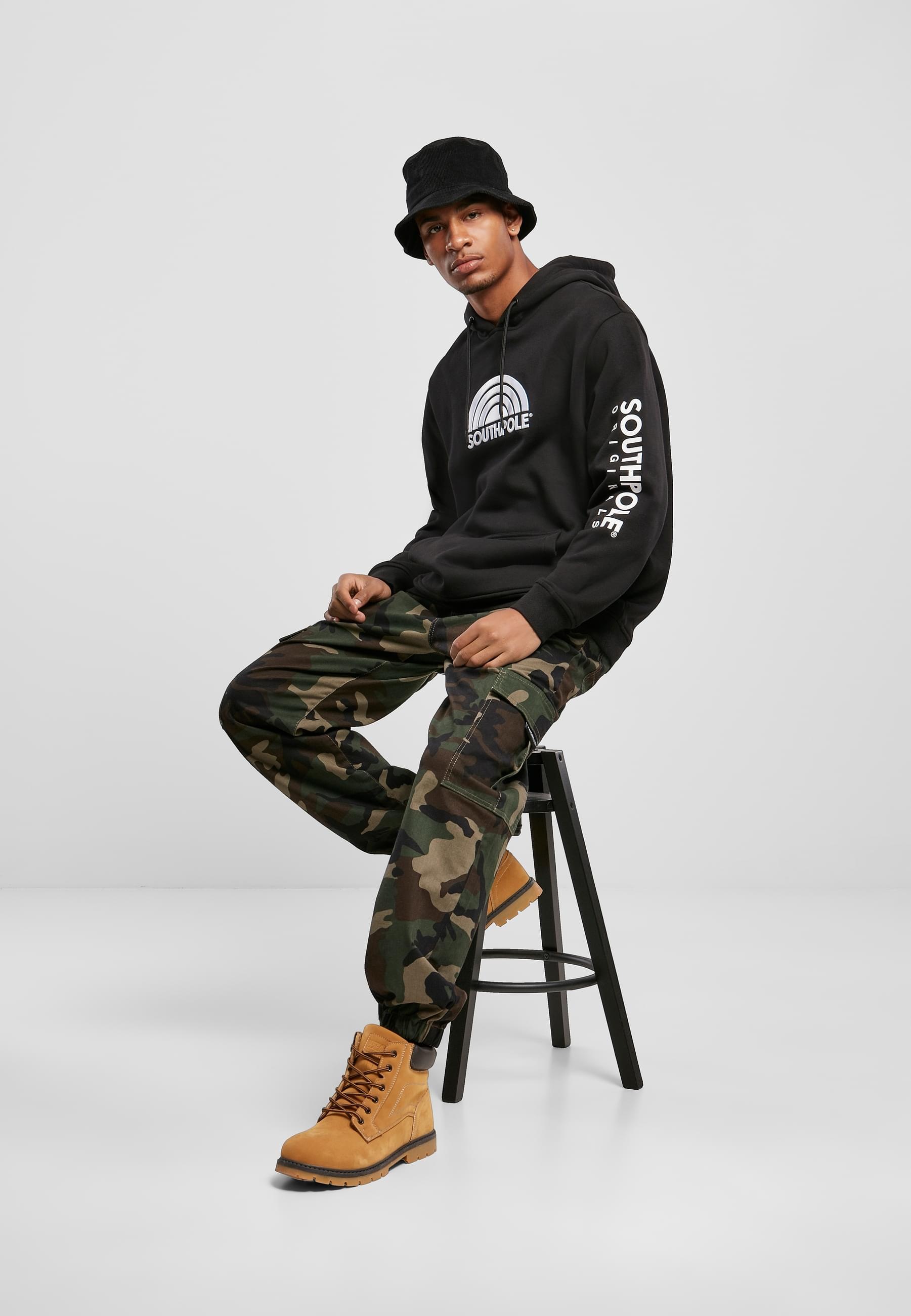 Southpole Cargohose »Southpole Herren Southpole Camo Cargo Pants«, (1 tlg.)
