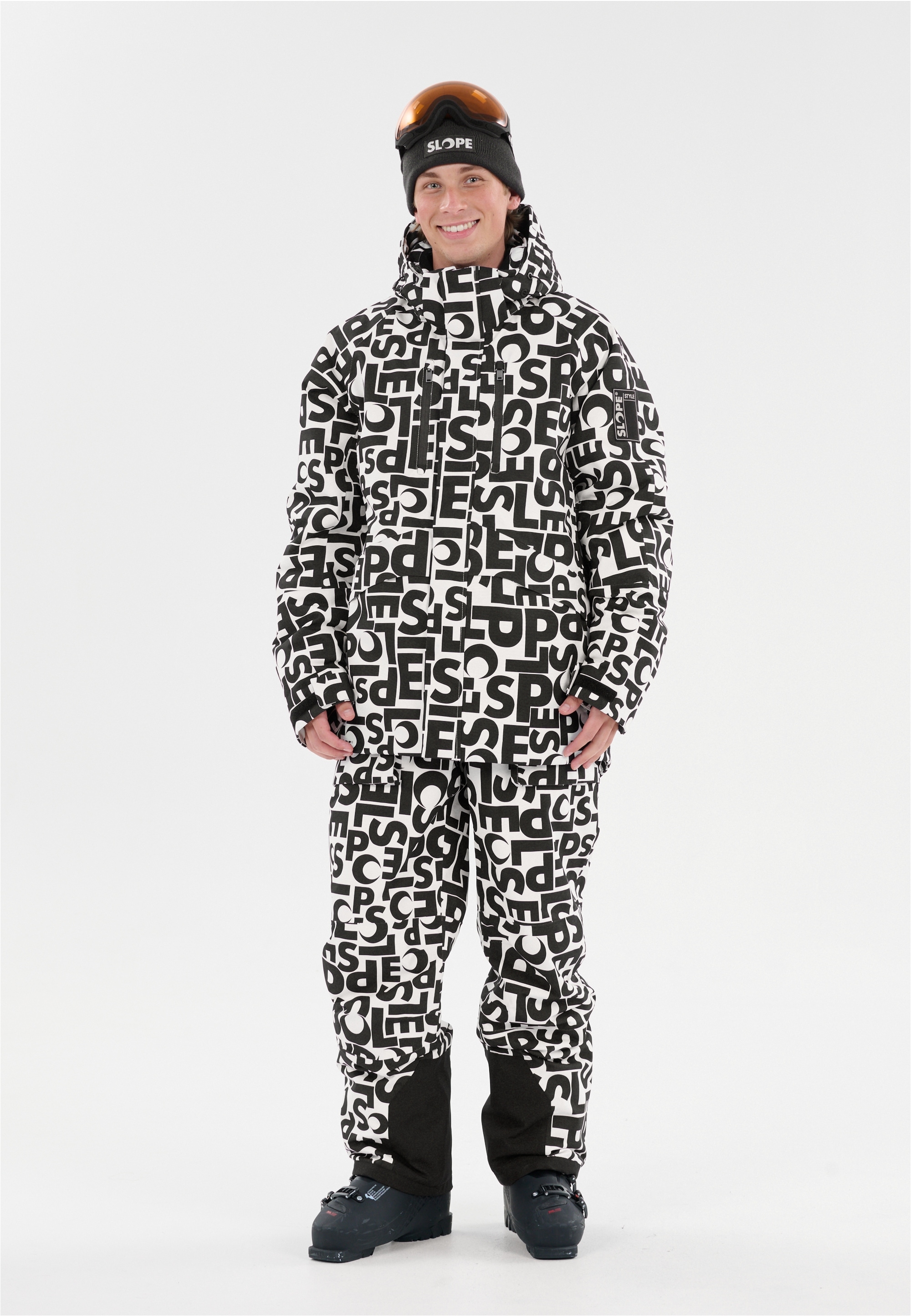 SLOPE Skijacke »Kenai« 1 Stk. tlg. Mit coolem Print und wetterfesten Eigenschaften