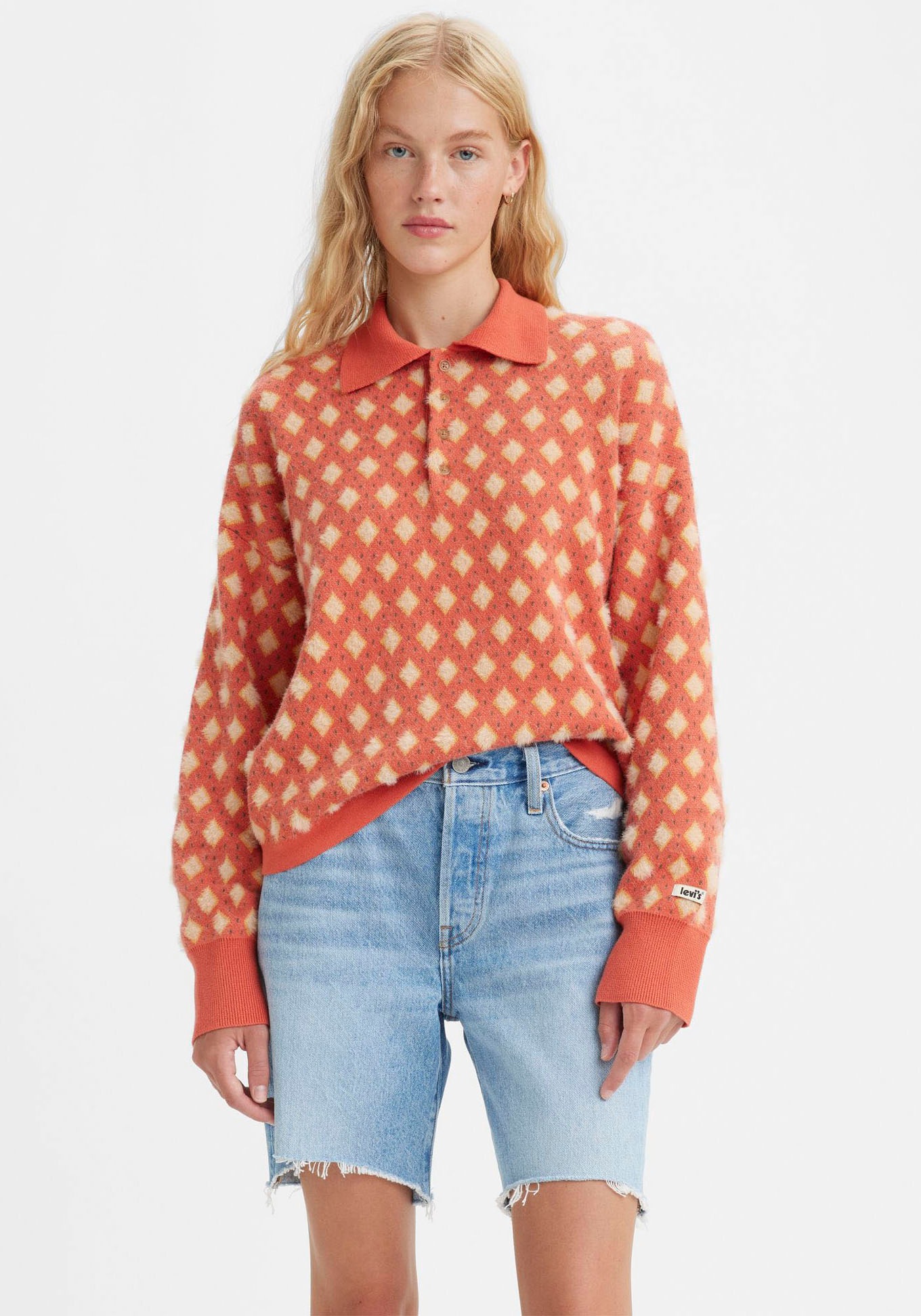Levi's® Polokragenpullover »REMY COLLARD SWEATER« NH7825