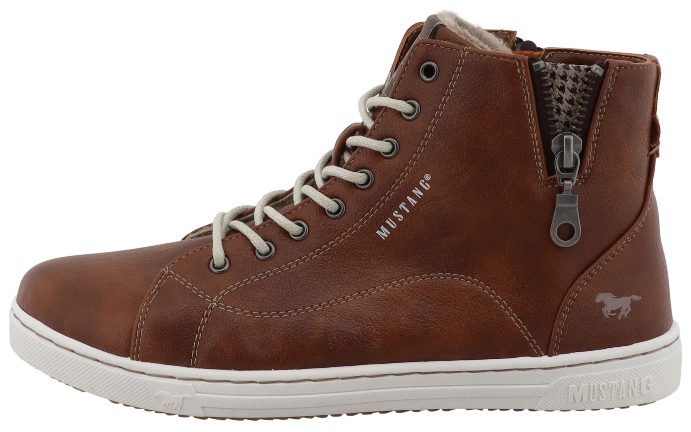 Mustang Shoes Winterstiefelette »Tuala«  Schnürboots mit Reißverschluss