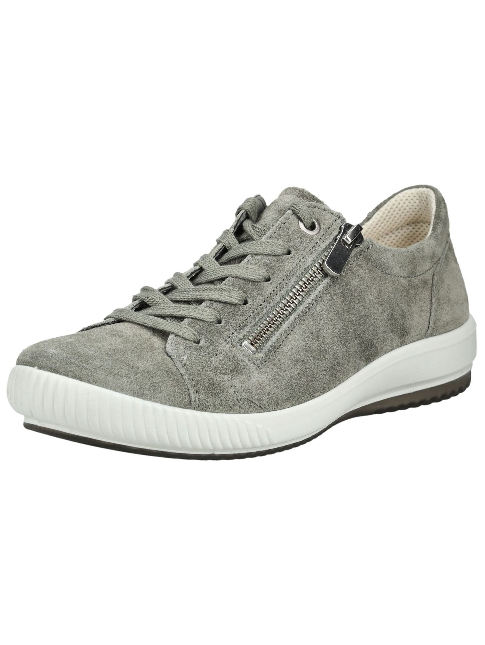 LEGERO Damen Schnürschuh "Legero Sneaker Veloursleder", Gr. 41hellgrün, Veloursleder, Schuhe