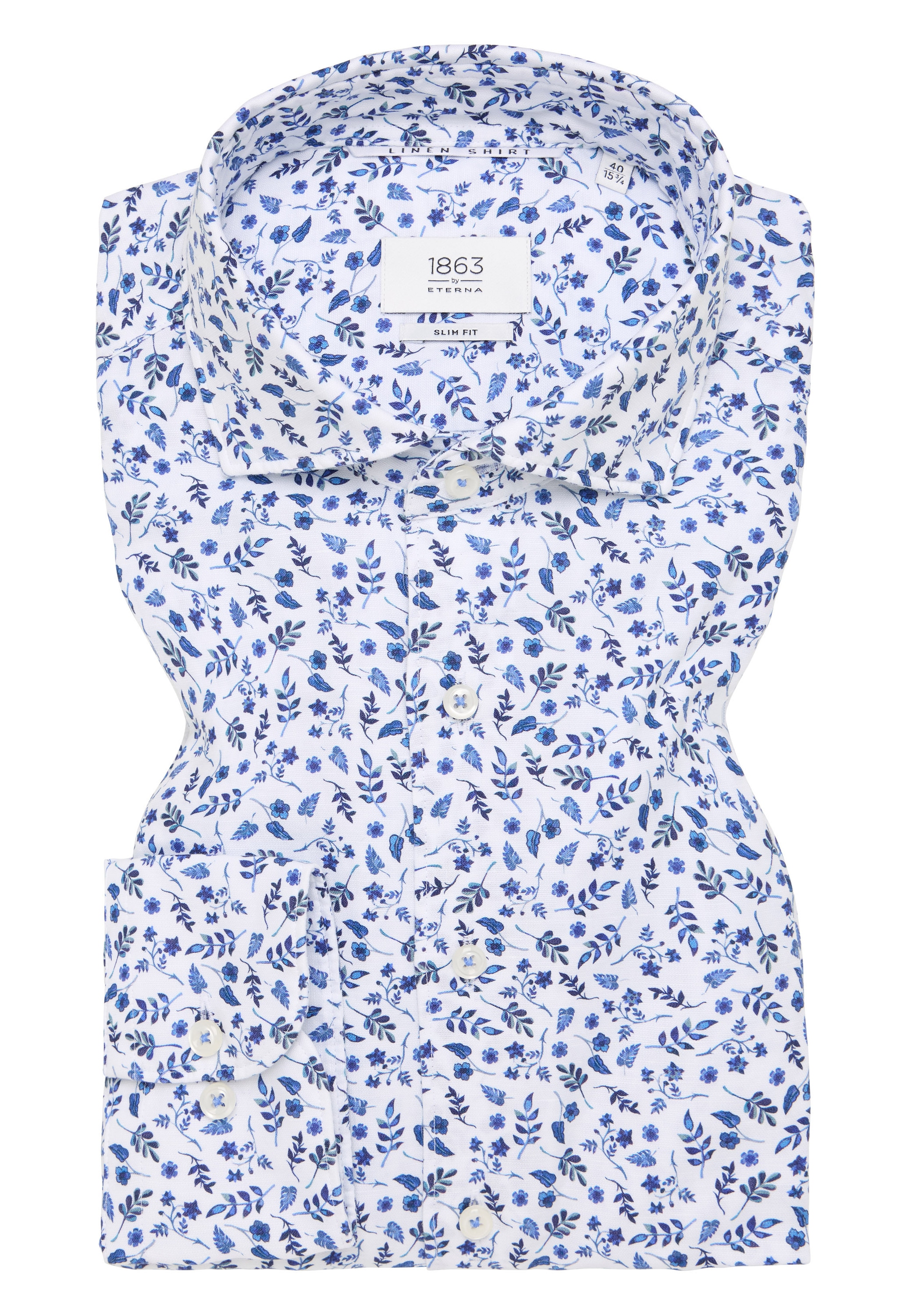 Eterna Langarmhemd »SLIM FIT«, EASY IRON (bügelleicht)