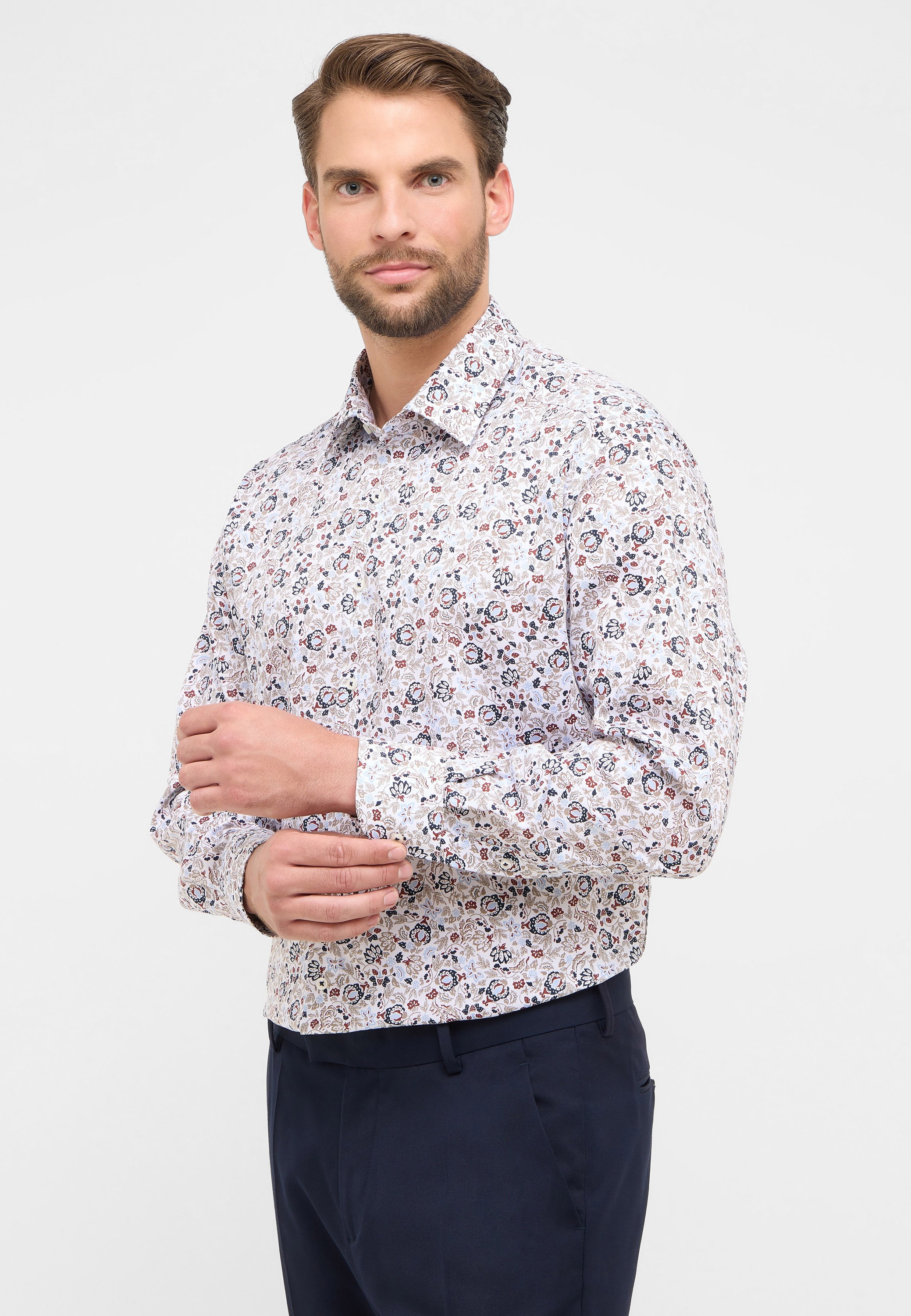Eterna Langarmhemd "COMFORT FIT" NON IRON (bügelfrei) günstig online kaufen