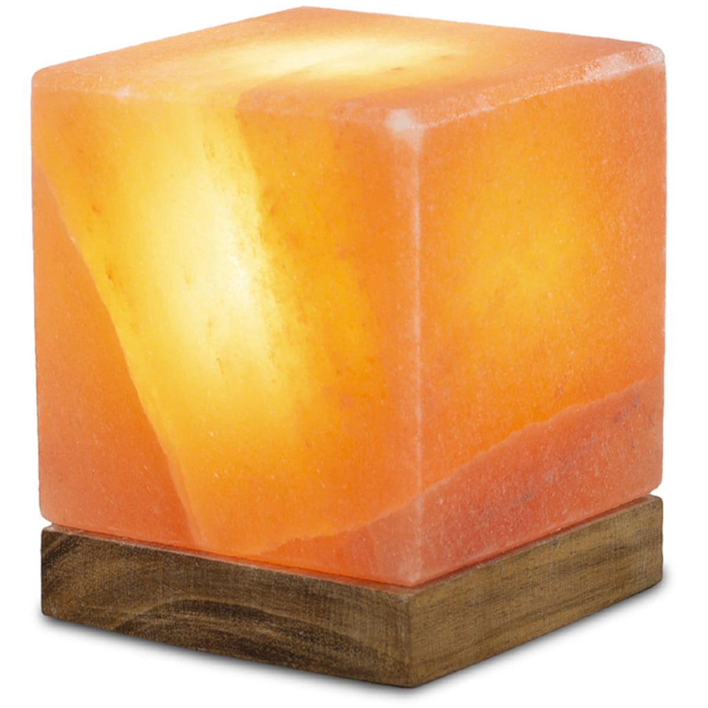 HIMALAYA SALT DREAMS Salzkristall-Tischlampe »Kubus«