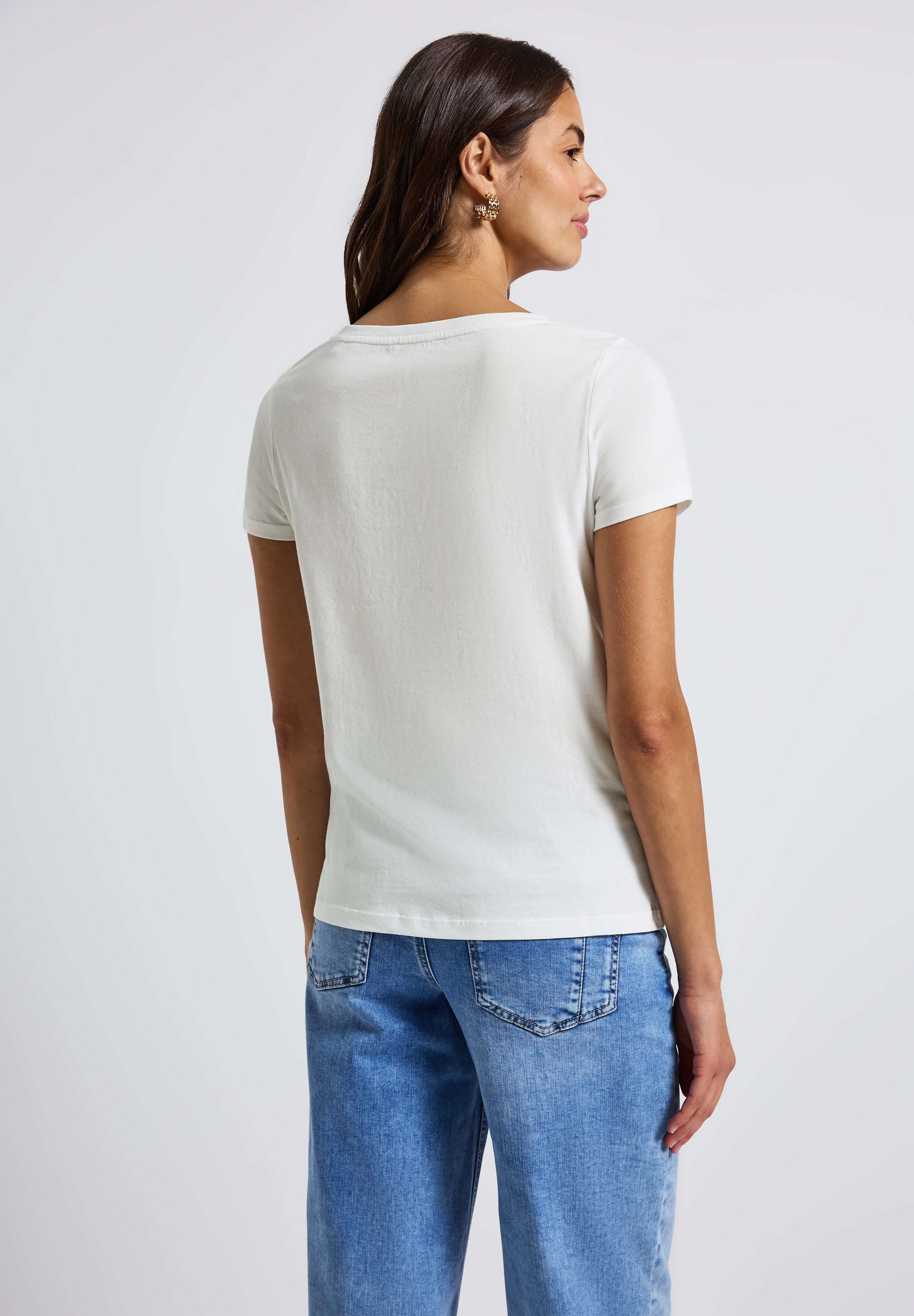 STREET ONE T-Shirt, aus reiner Baumwolle