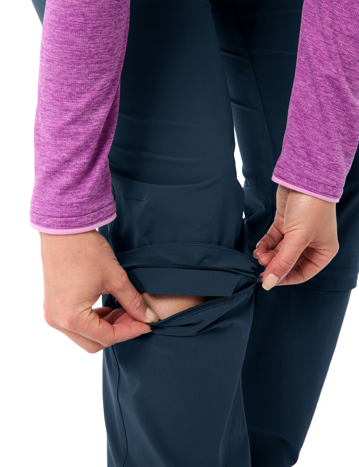 VAUDE Zip-off-Hose »WOMEN'S FARLEY STRETCH ZO CAPRI PANTS«  bequeme Passform, für sportliche Aktivitäten und Outdoor