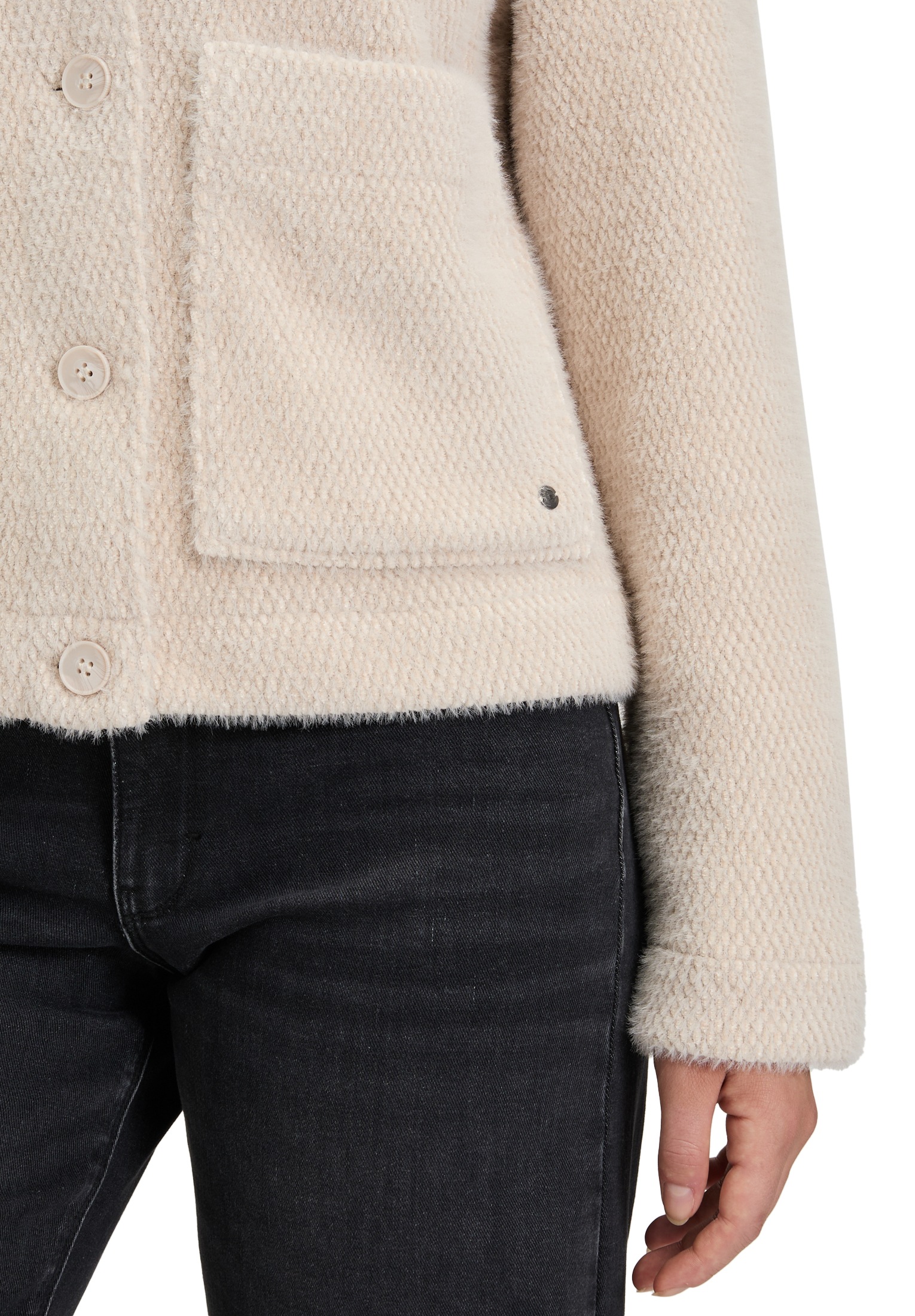 Betty&Co Canvasjacke »Betty & Co Damen Casual-Jacke mit Kragen«