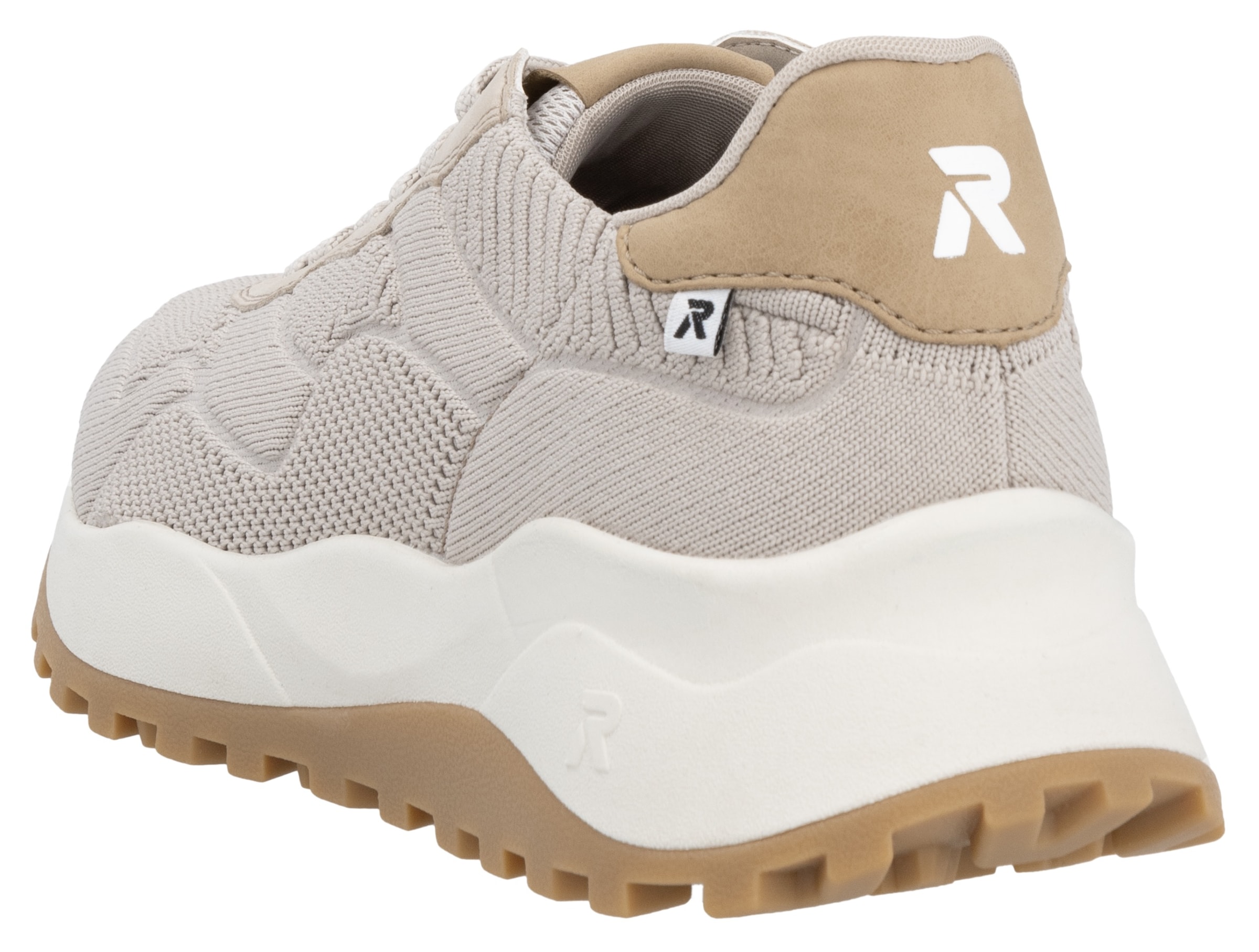 RIEKER Sport Sneaker, Schnürschuh, Sport-Sneaker für Maschinenwäsche geeignet