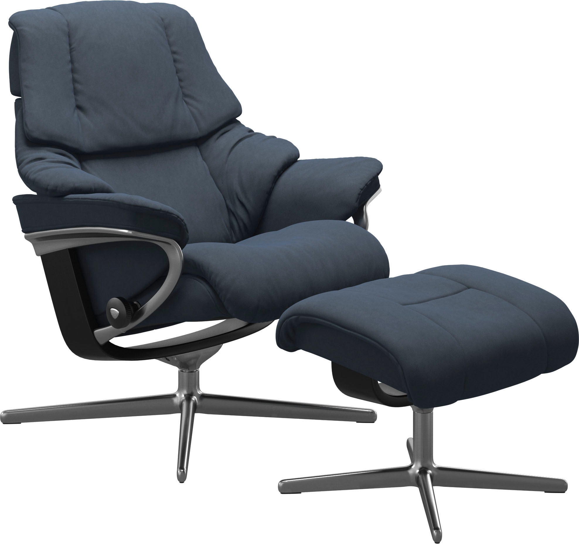 Stressless Relaxsessel "Reno" mit Cross Base, Größe S, M & L, Holzakzent Sc günstig online kaufen