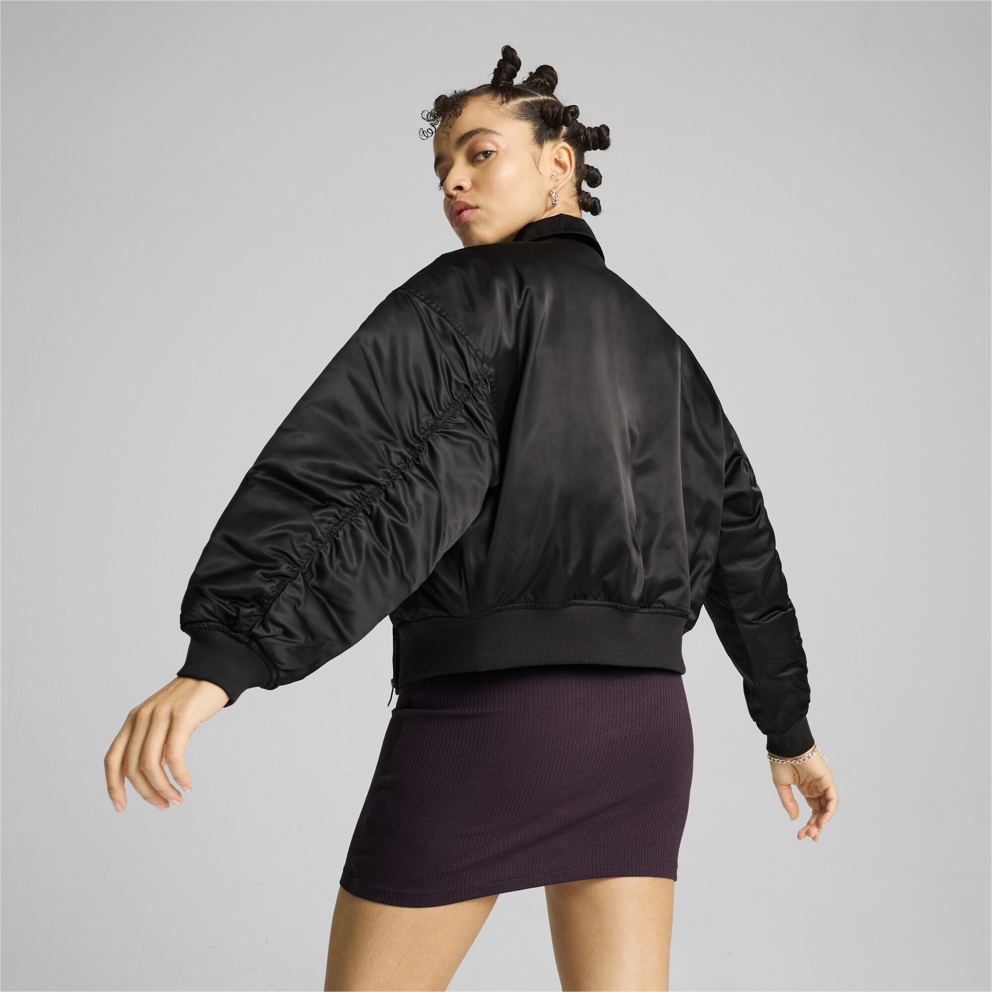 PUMA Bomberjacke »Bomberjacke aus Satin Damen«