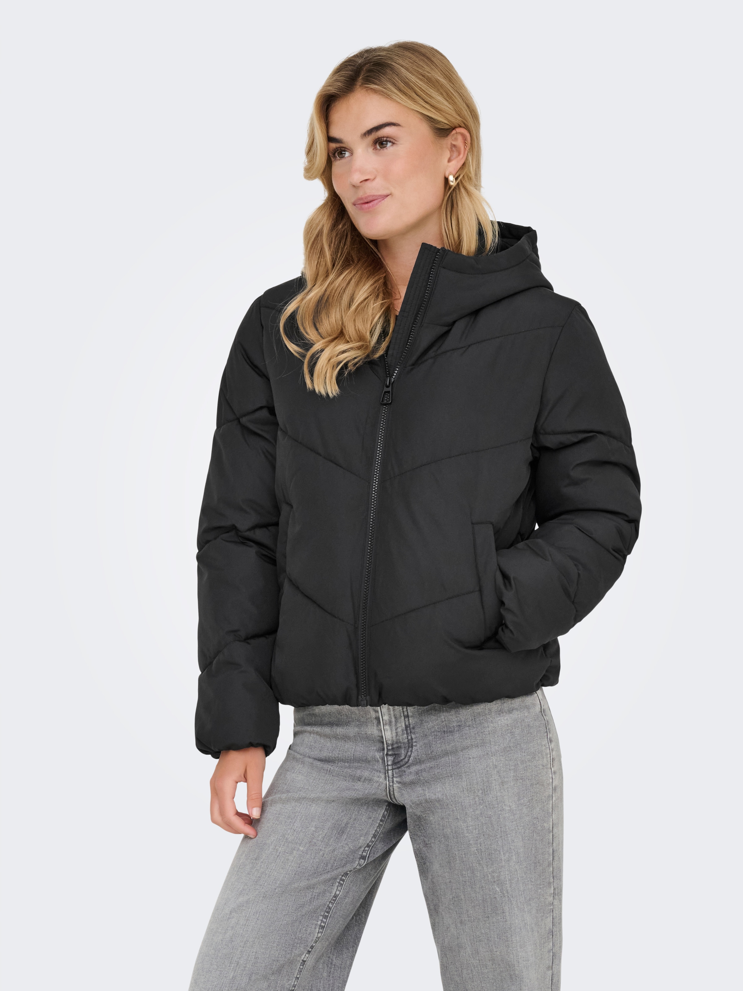 ONLY Steppjacke "ONAGNETE PUFFER HOOD JACKET OTW ZL" mit Kapuze günstig online kaufen