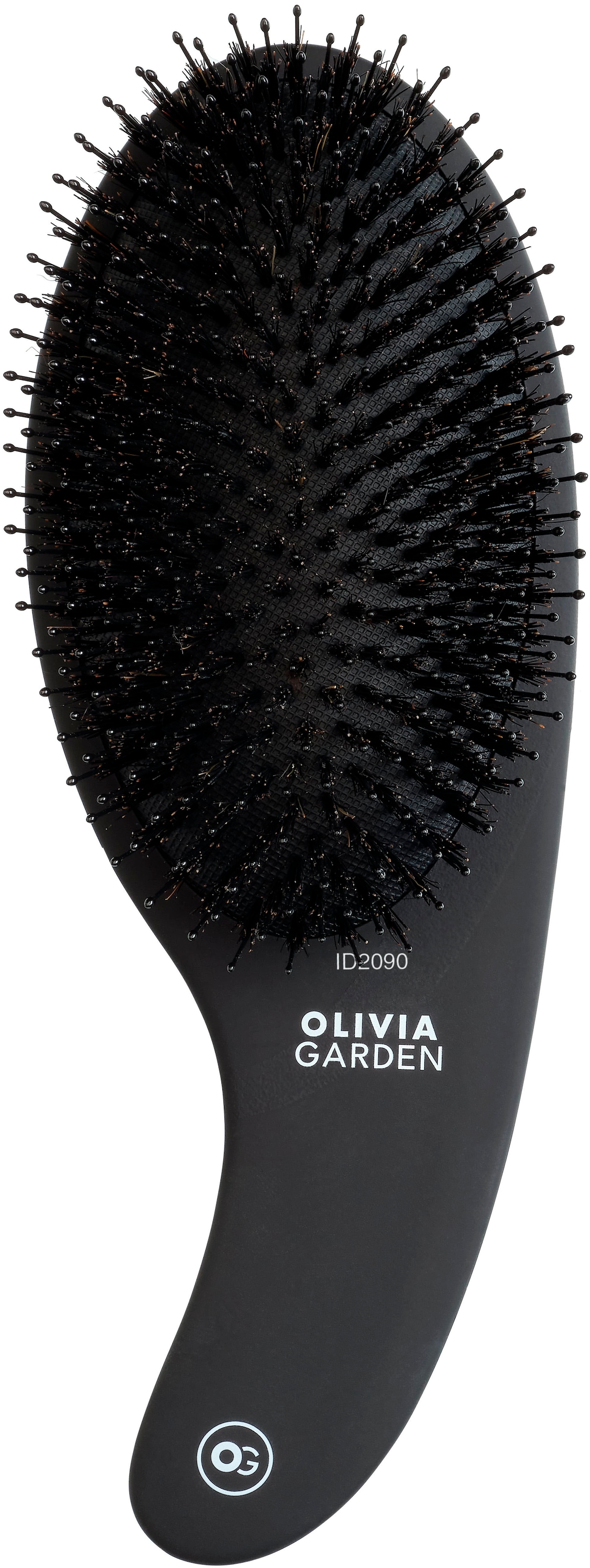 OLIVIA GARDEN Haarbürste »EXPERT CARE CURVE Boar&Nylon Bristles Matt Black«