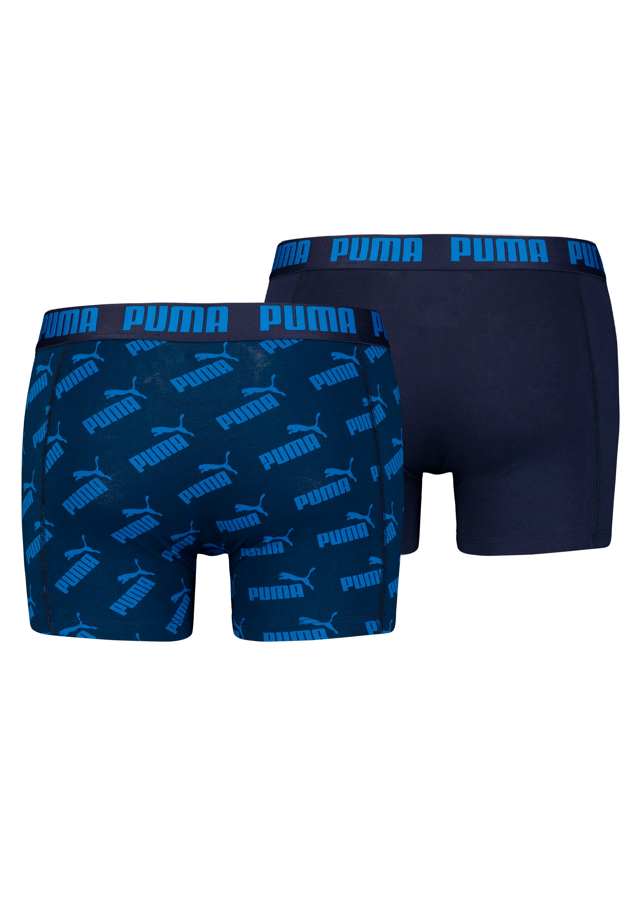 PUMA Boxer, (Packung, 2er-Pack), mit breitem Logobund