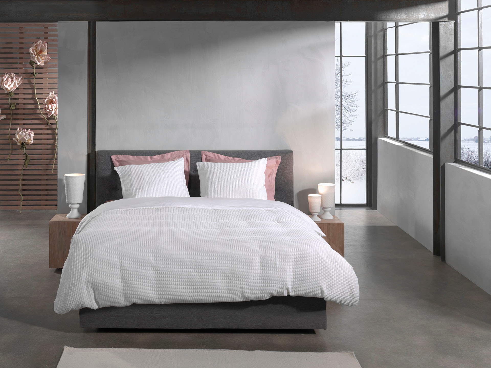 Heckett & Lane Wendebettwäsche "Vafala" 2 Stk. tlg. Waffelmuster,100% Baumw günstig online kaufen