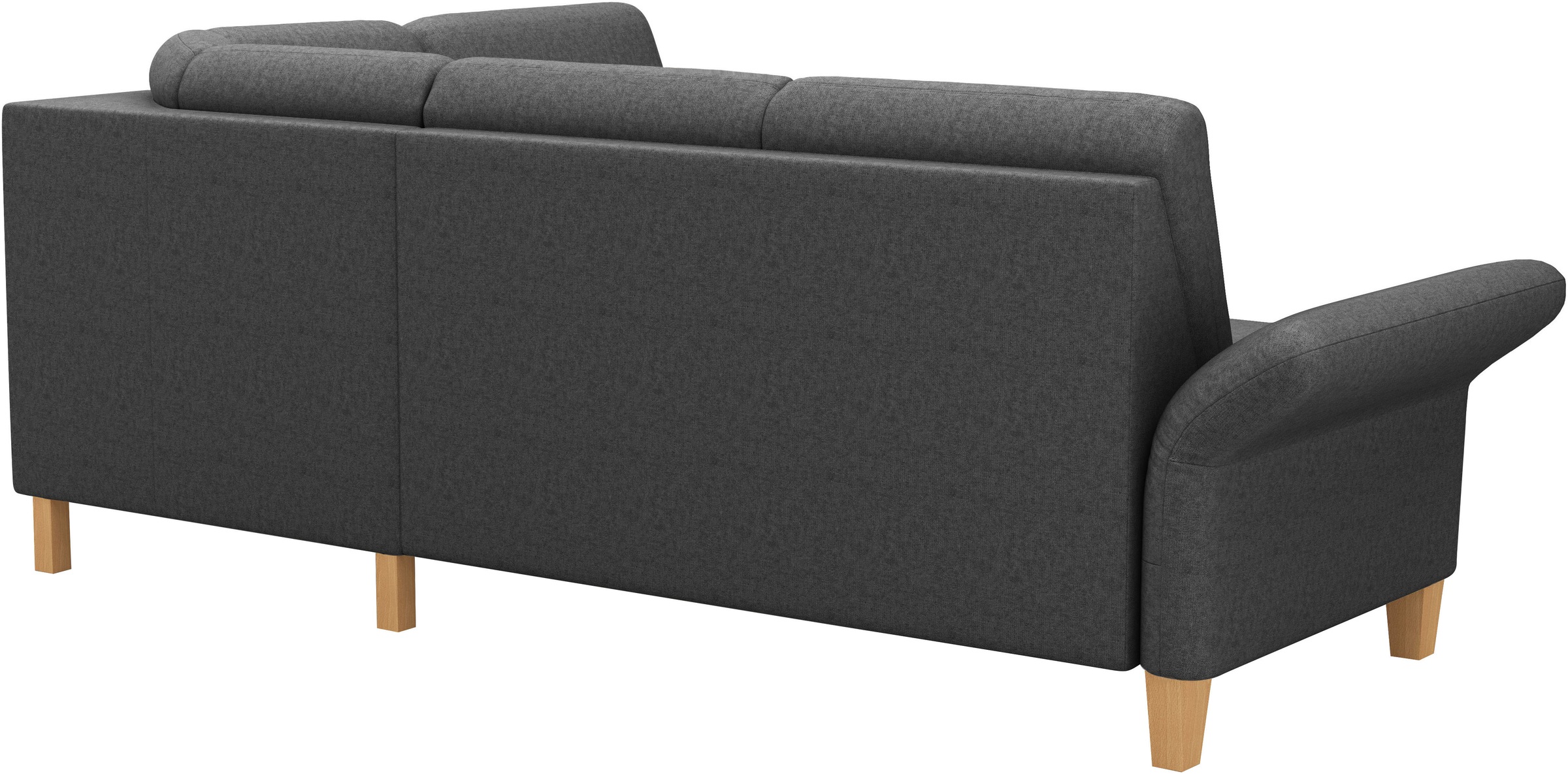 Home affaire Ecksofa »Rochelle«, wahlweise mit Armlverstellung, Klappbett mit Rollen & Bettkasten