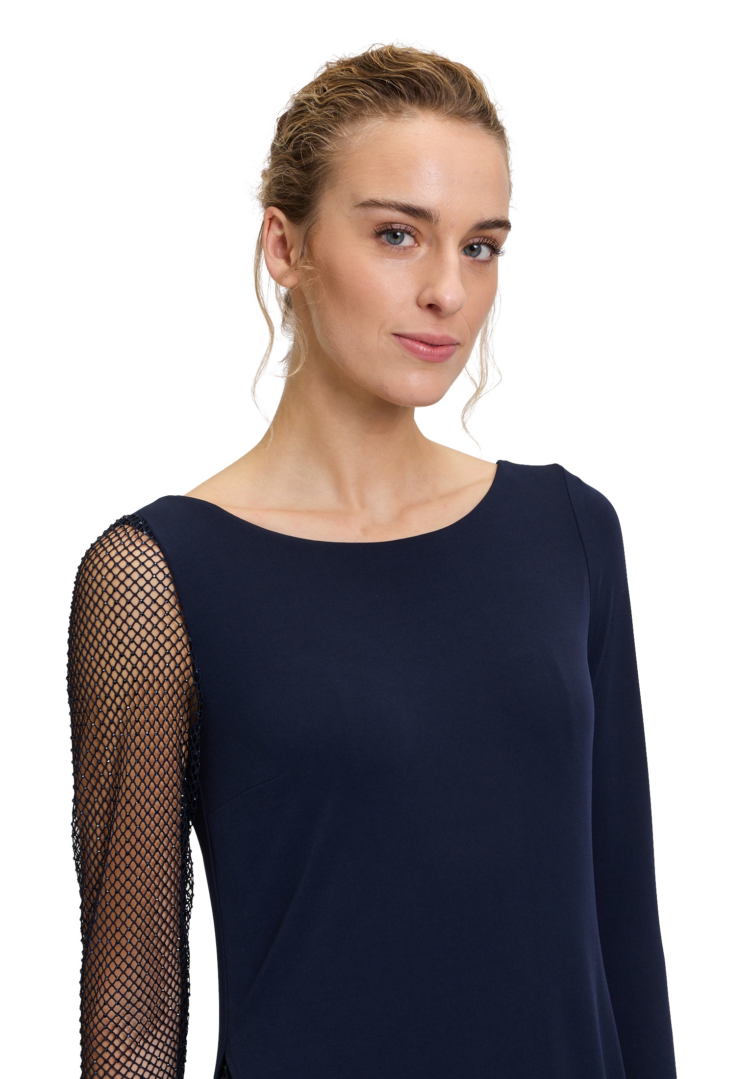 Vera Mont Abendkleid »Vera Mont Damen Abendkleid mit Glanzeffekt«, Materialmix