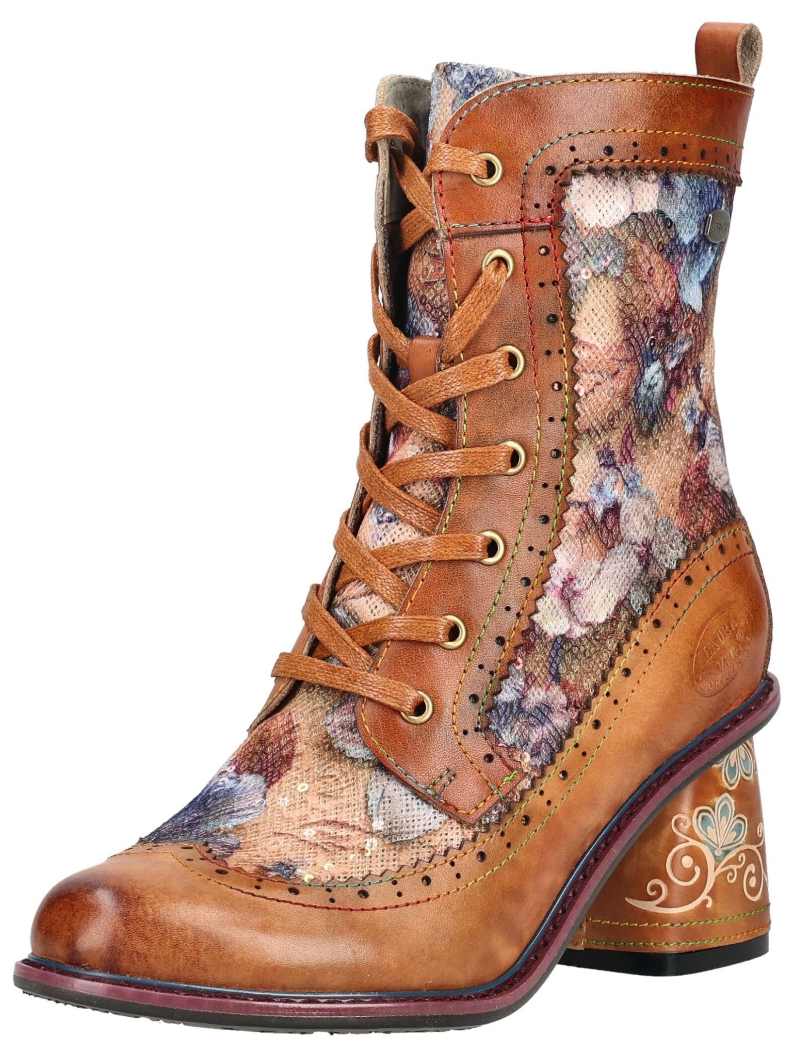LAURA VITA Schnürstiefelette "LAURA VITA Stiefelette Leder/Textil"