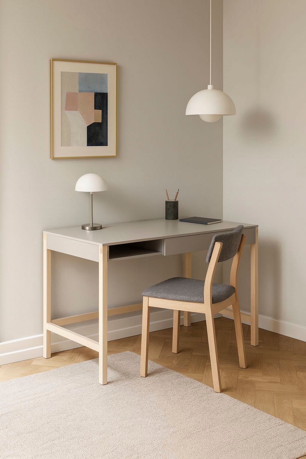 Woodman Schreibtisch "Northgate" im skandinavian Design, Breite 112 cm, FSC günstig online kaufen