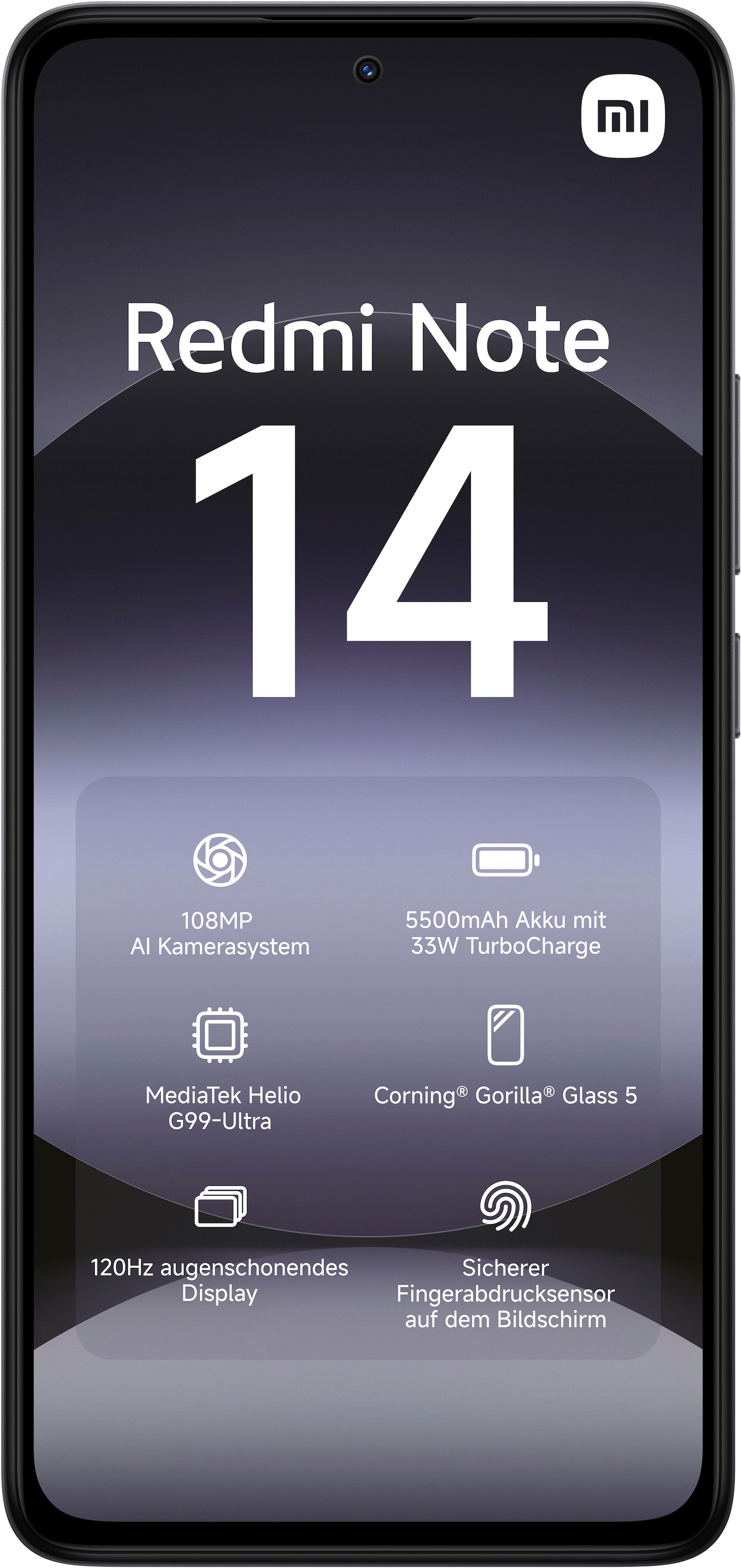 Xiaomi Smartphone »Redmi Note 14«, Schwarz
