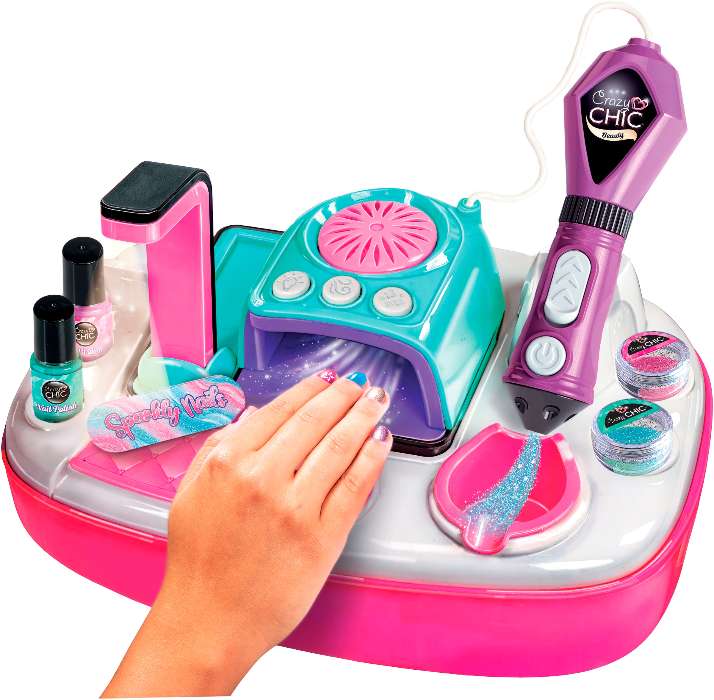 Clementoni® Kreativset »Crazy Chic, Nail Art Studio« Made in Europe