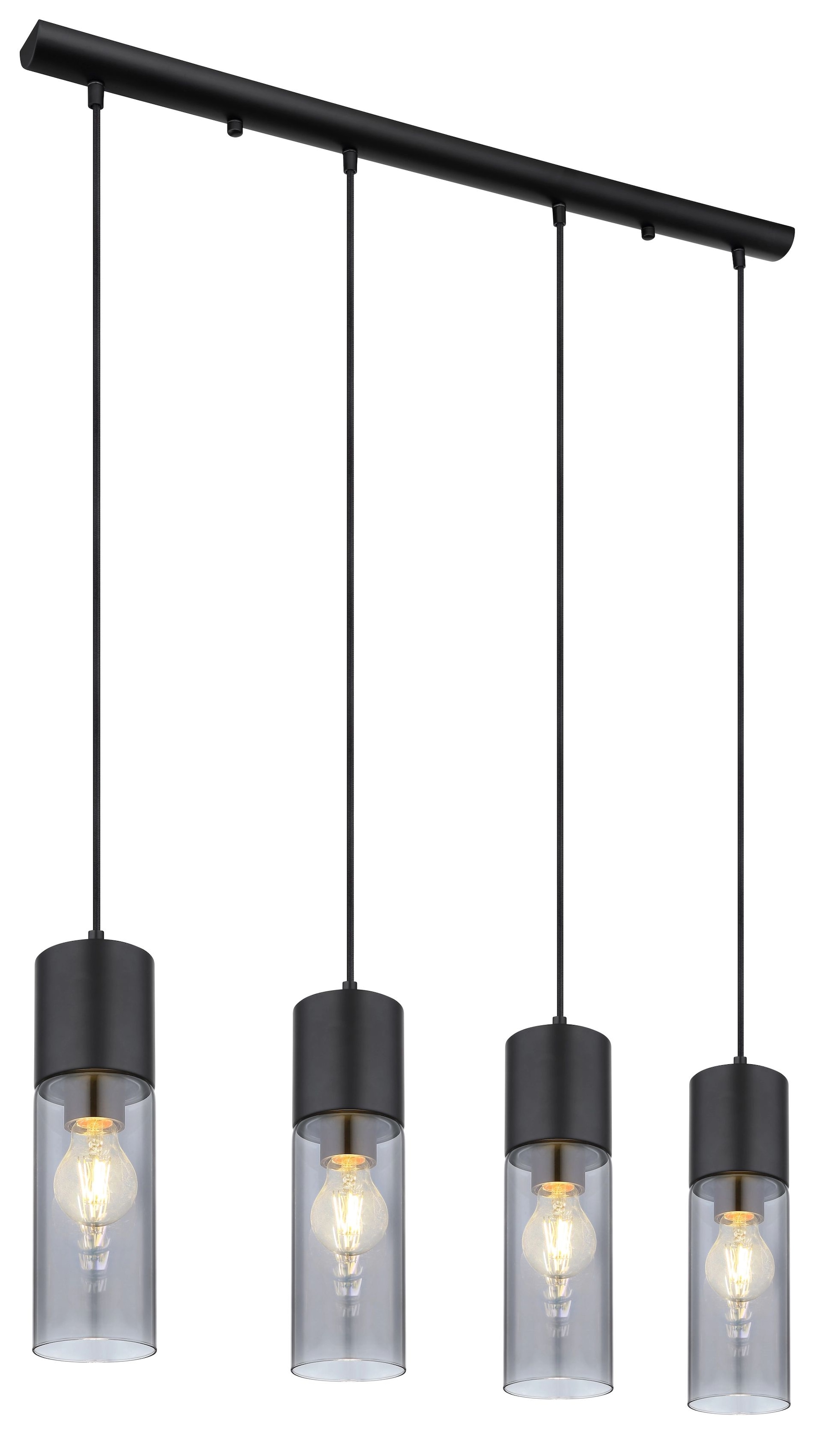 GLOBO LIGHTING Pendelleuchte »ANNIKA« E27 1 Stk. Höhe kürzbar, Glas, Essbereich, Wohnzimmer