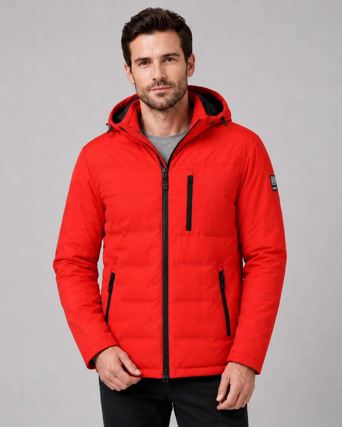 LPO Winterjacke "Justin" mit Kapuze auch in Großen Größen