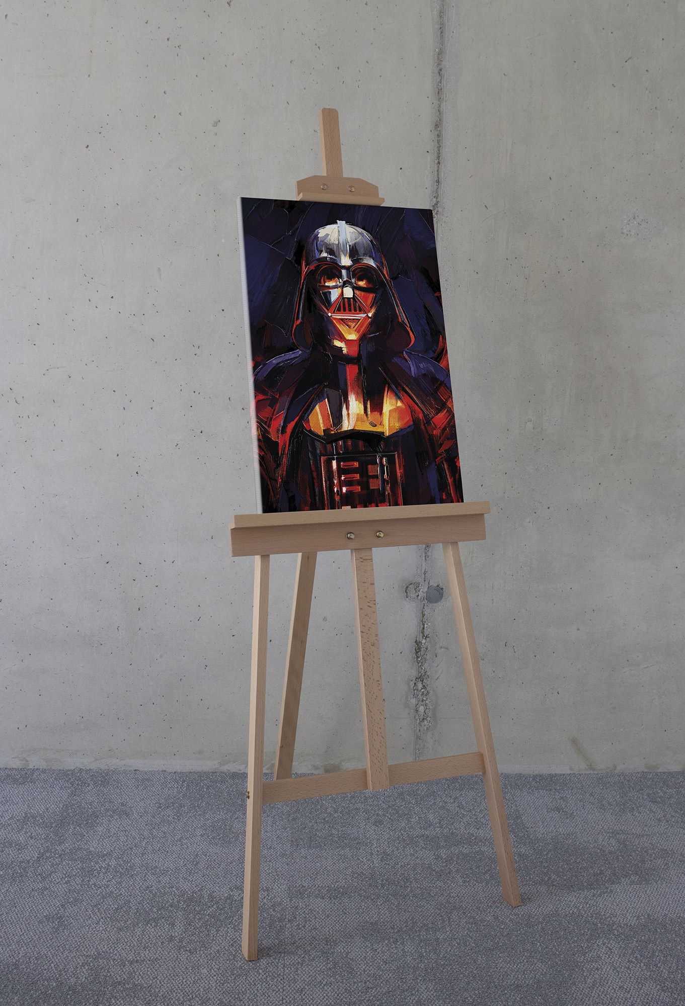 Komar Leinwandbild »Star Wars Darth Vader Flaming«, Disney, (1 St.), 40 x 60 cm (Breite x Höhe) - Kinderzimmer, Dekoration