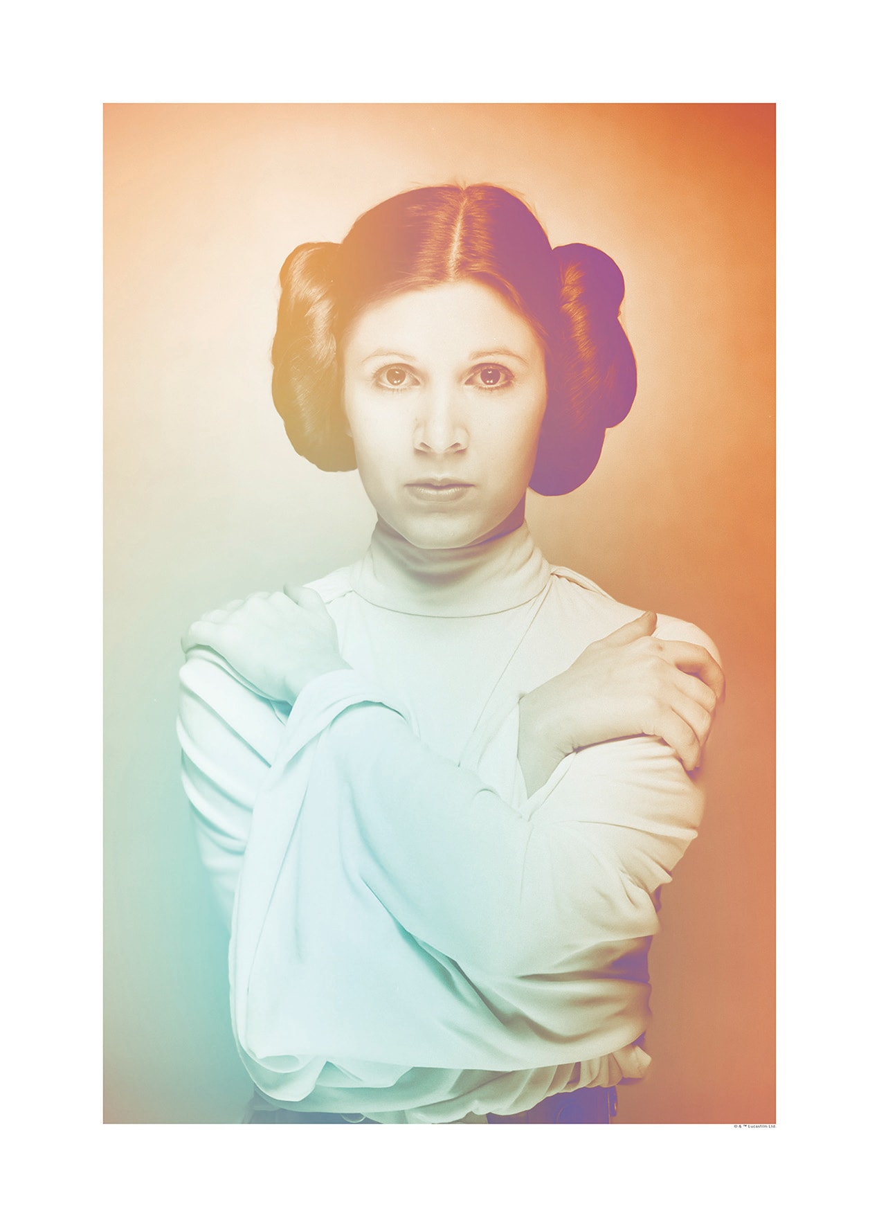 Komar Bild "Star Wars Classic Icons Color Leia", Star Wars, (1 St.), Wandbi günstig online kaufen