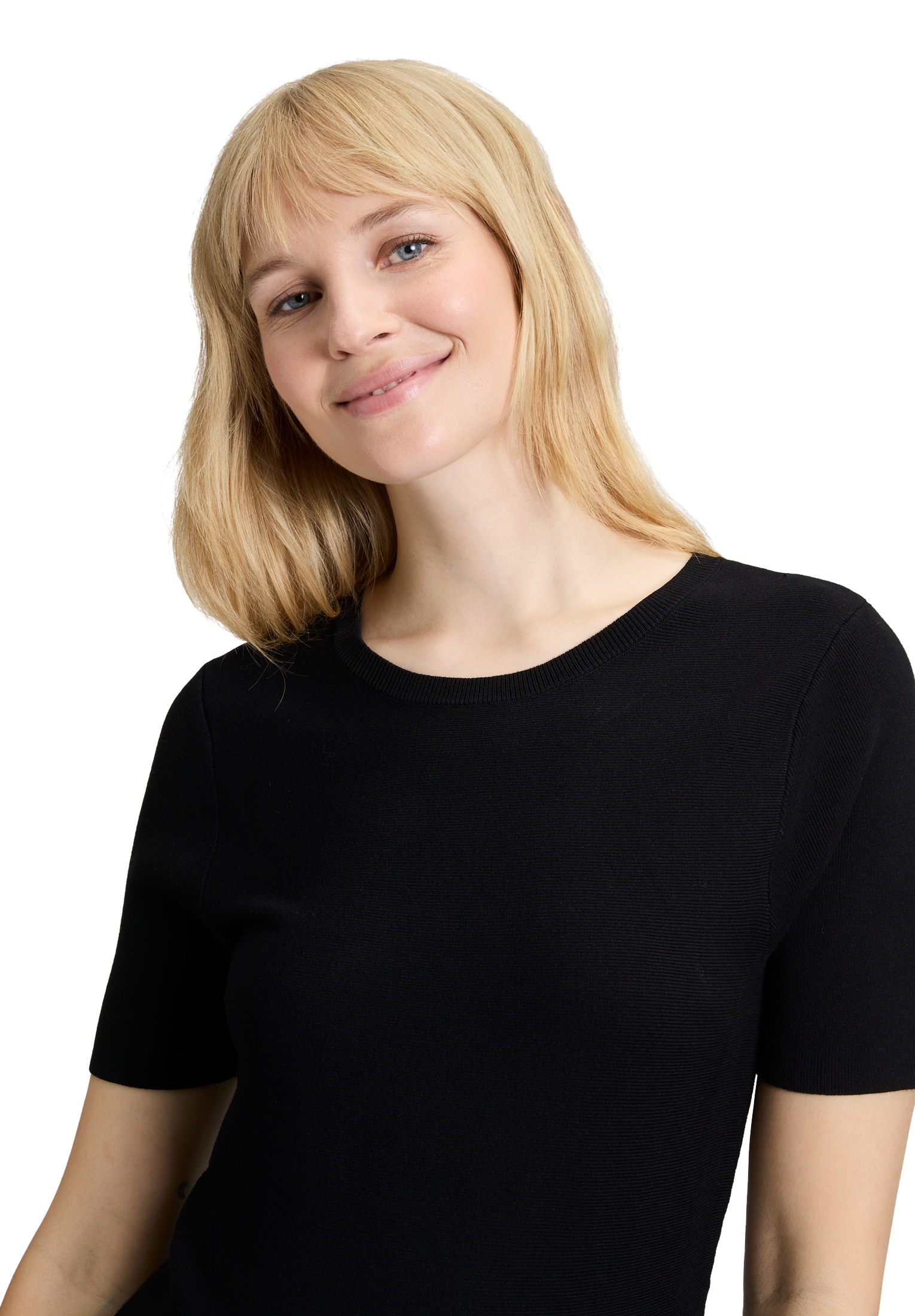 Vera Mont Strickkleid »Vera Mont Damen Strickkleid mit Rundhalsausschnitt«