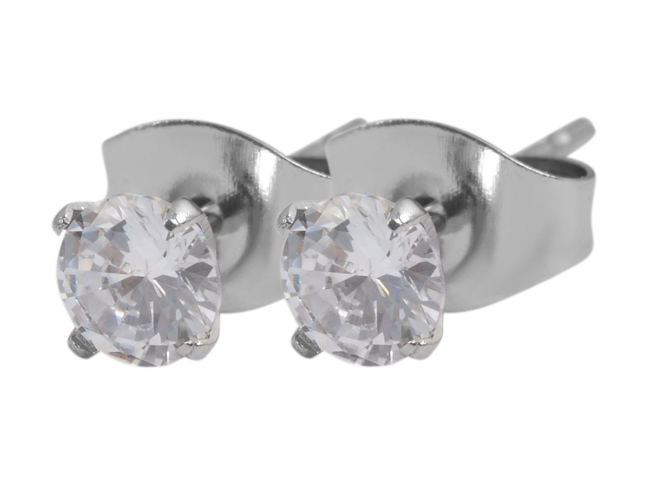 Adelia´s Paar Ohrhänger »Damen Ohrringe – Ohrstecker aus Edelstahl mit Zirkonia« Ein kleines Geschenk mit großer Wirkung