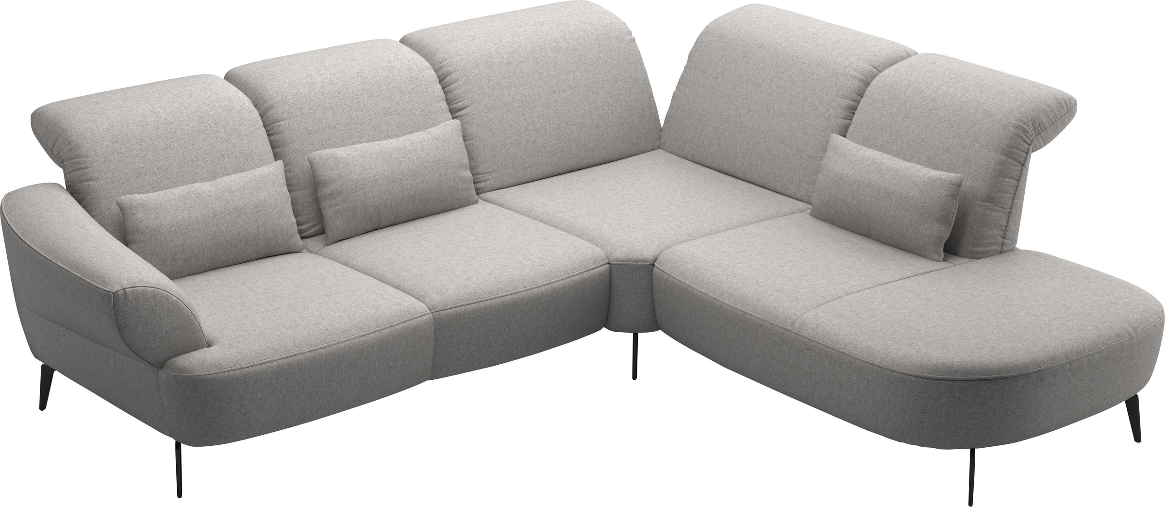 sit&more Ecksofa »Dance«, inkl.System Click&Seat und Sitztiefenverstellung