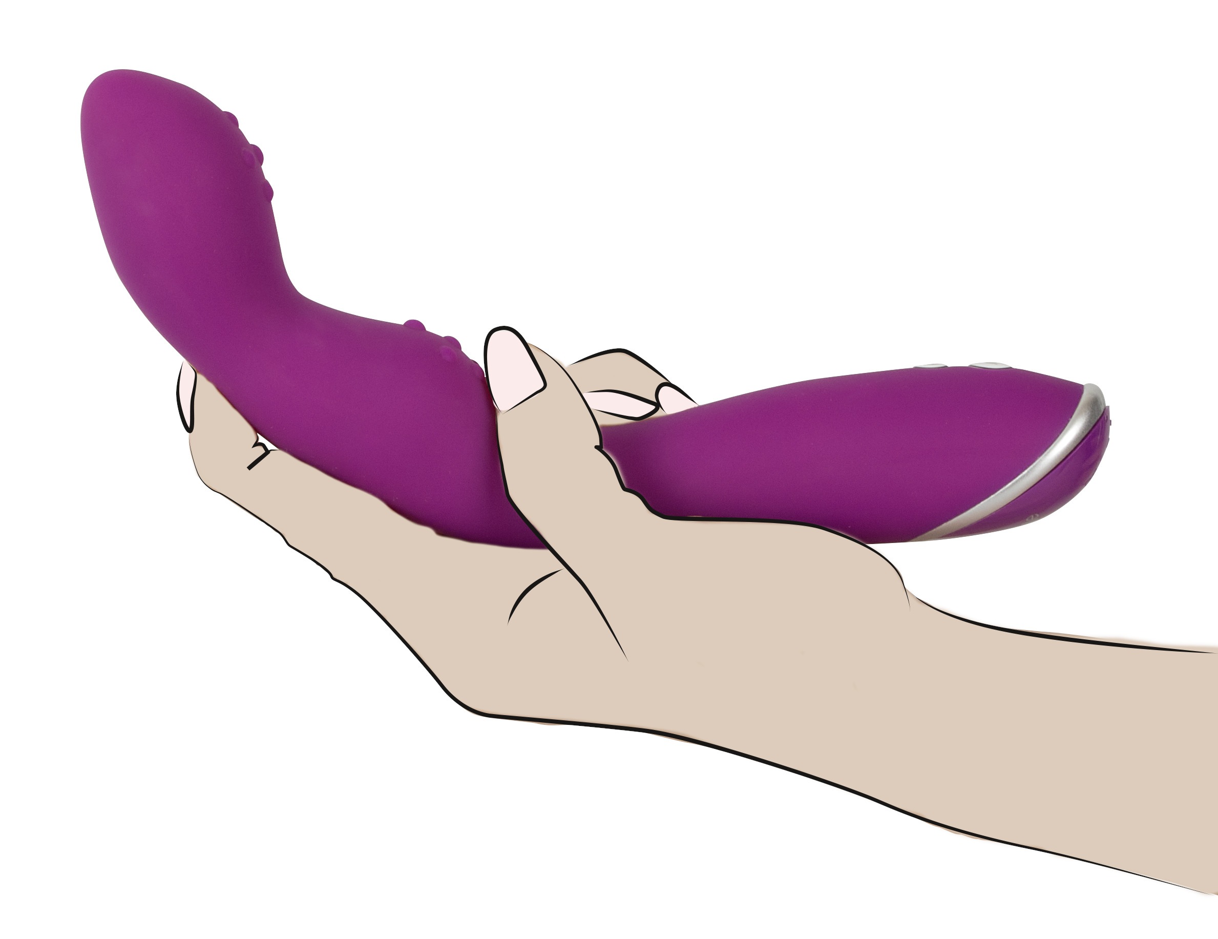 Sweet Smile Vibrator »A- und G-Punkt Vibrator A & G-Spot Vibrator«