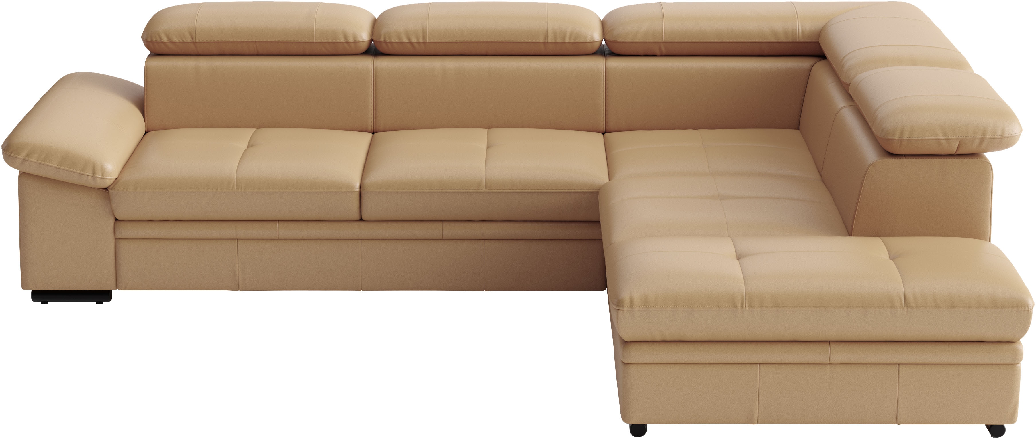 sit&more Ecksofa "Viola L-Form, B: 249 cm, Arm- & Kopfteilverstellung" optional mit Schlaffunktion