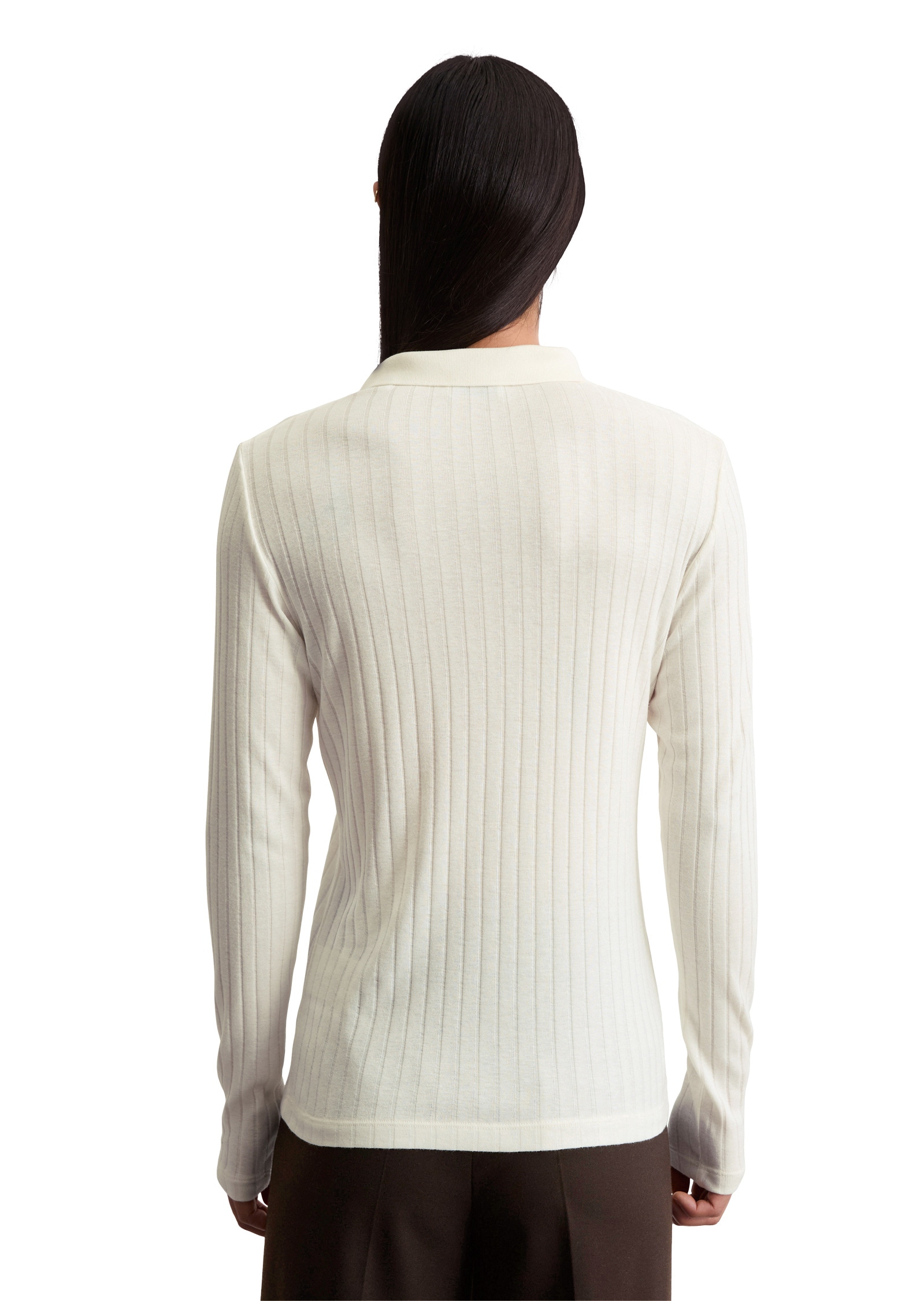 Marc O'Polo Langarm-Poloshirt »aus Organic-Cotton-Modal-Mix«