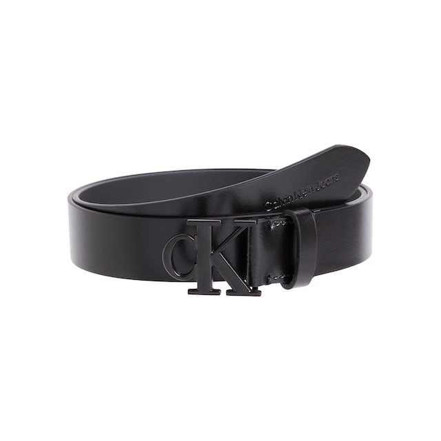 Calvin Klein Jeans Synthetikgürtel »ROUND MONO PL LTHR BELT 30MM« für  bestellen | BAUR