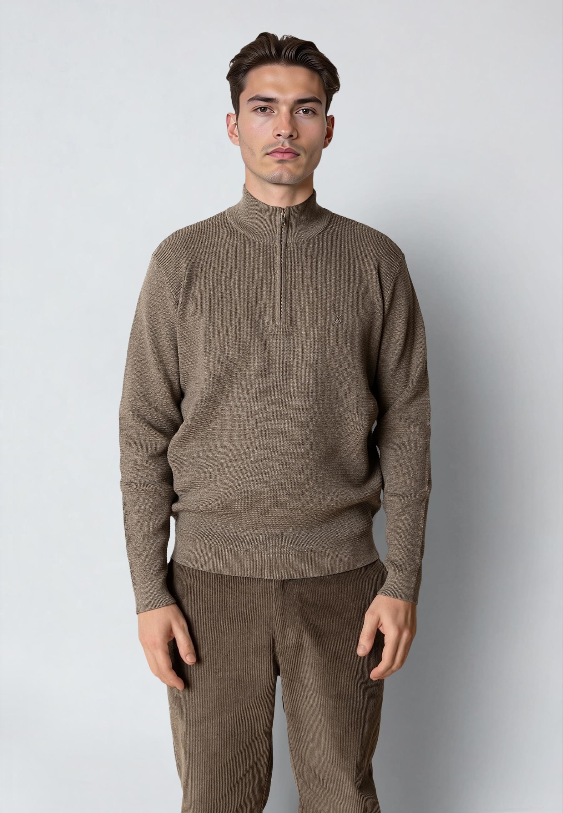Clean Cut Copenhagen Sweater »Clean Cut Copenhagen Oscar Half-Zip Knit«, 1 Stk.
