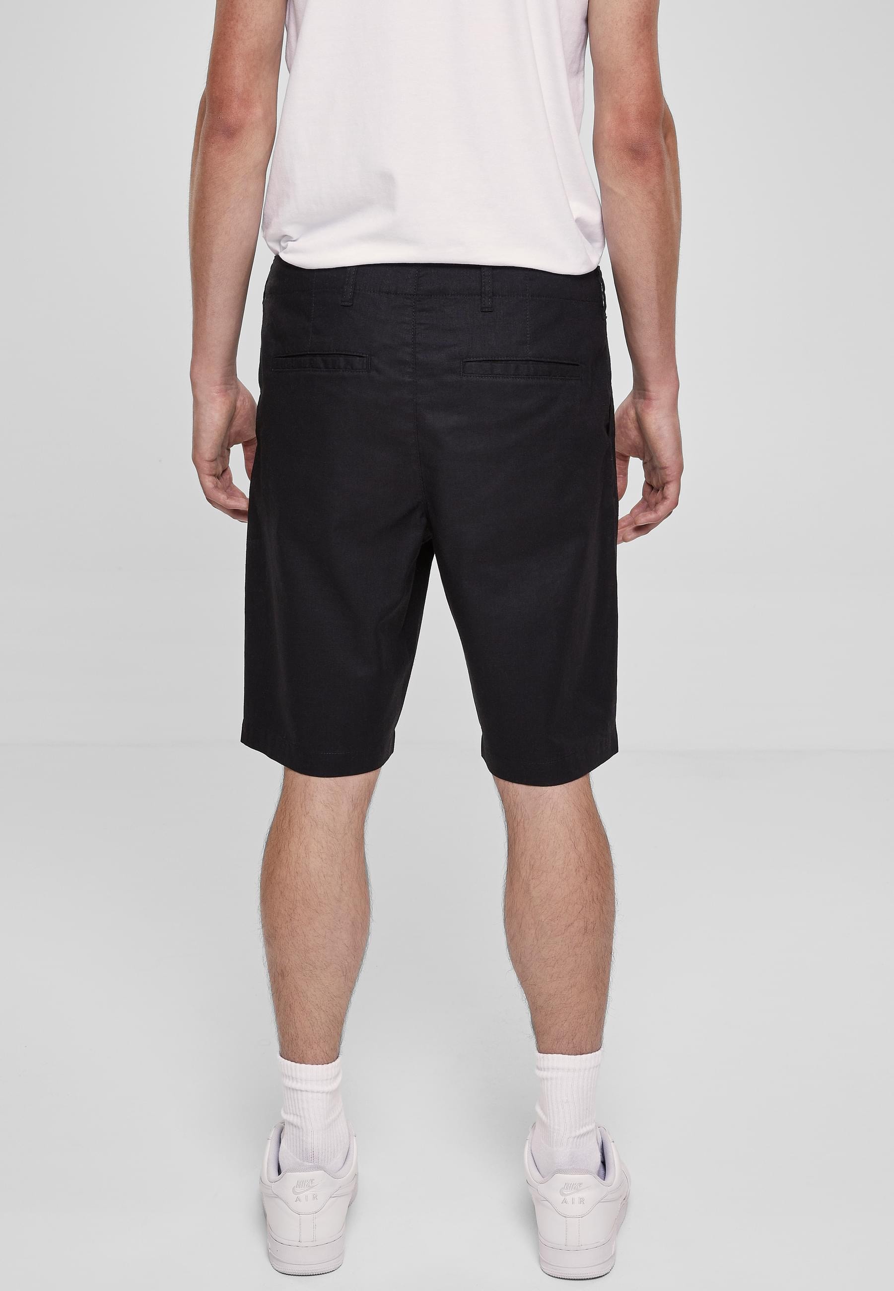 URBAN CLASSICS Shorts »Urban Classics Herren Cotton Linen Shorts«, (1 tlg.)