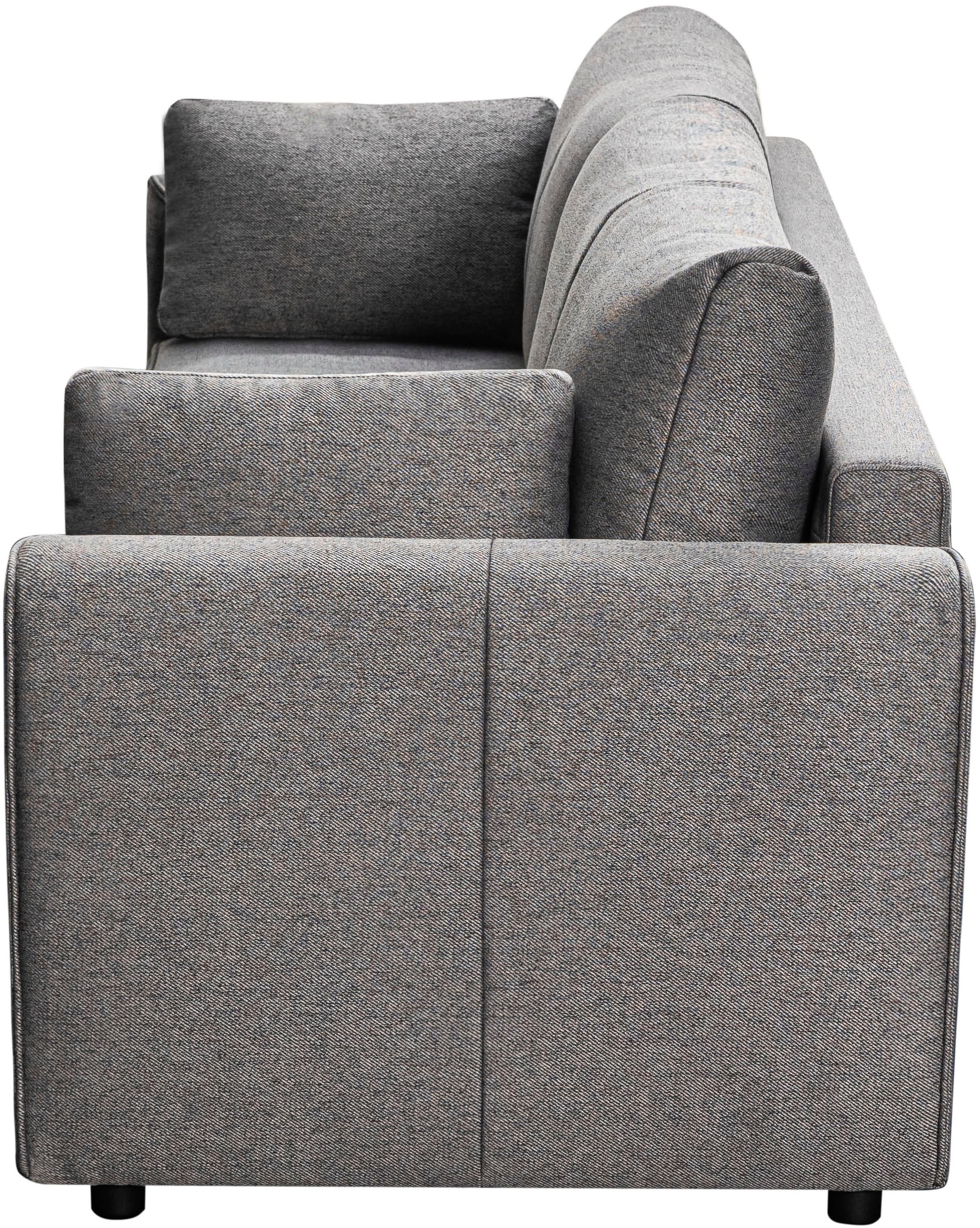 OTTO home Schlafsofa »LIVVIA 3-Sitzer (224 cm), pflegeleichter Webstoff« Bettfunktion & Bettkasten, Premium Sitzkomfort (HR-Schaum/Federkern)