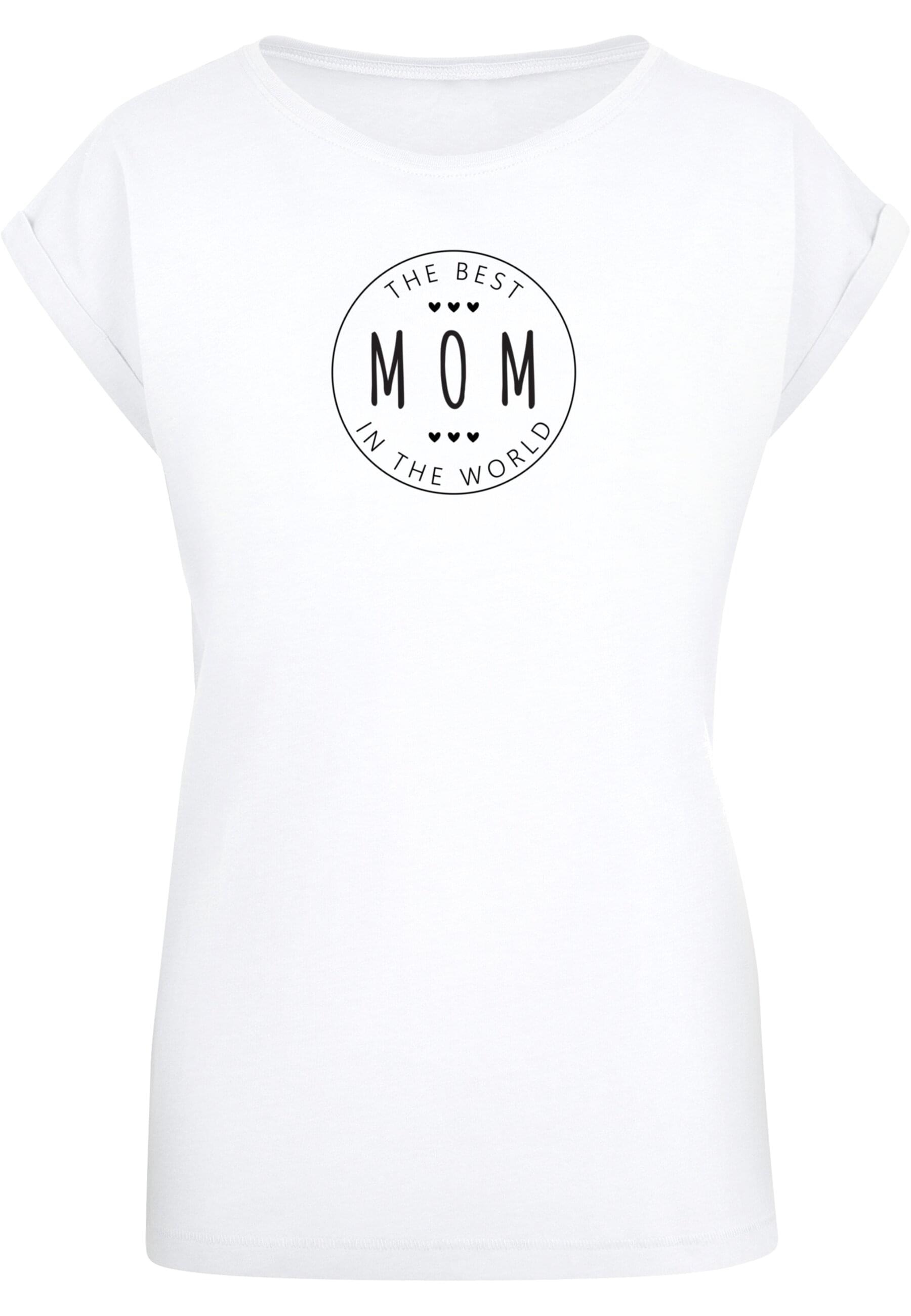T-Shirt »Merchcode Damen Ladies Mothers Day - The best mom T-Shirt«, (1 tlg.)