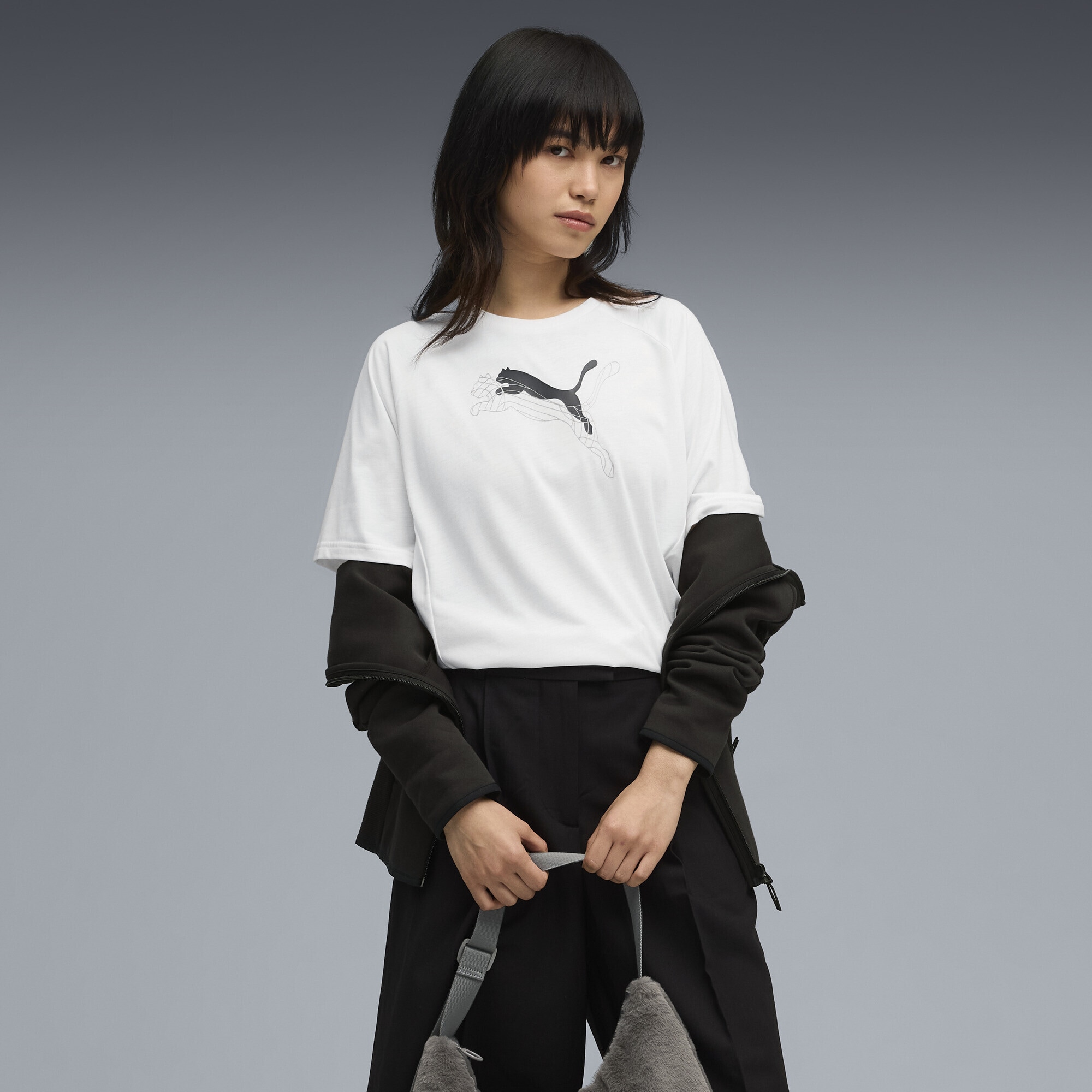 PUMA T-Shirt »Evostripe Relaxed Graphic T-Shirt Damen«