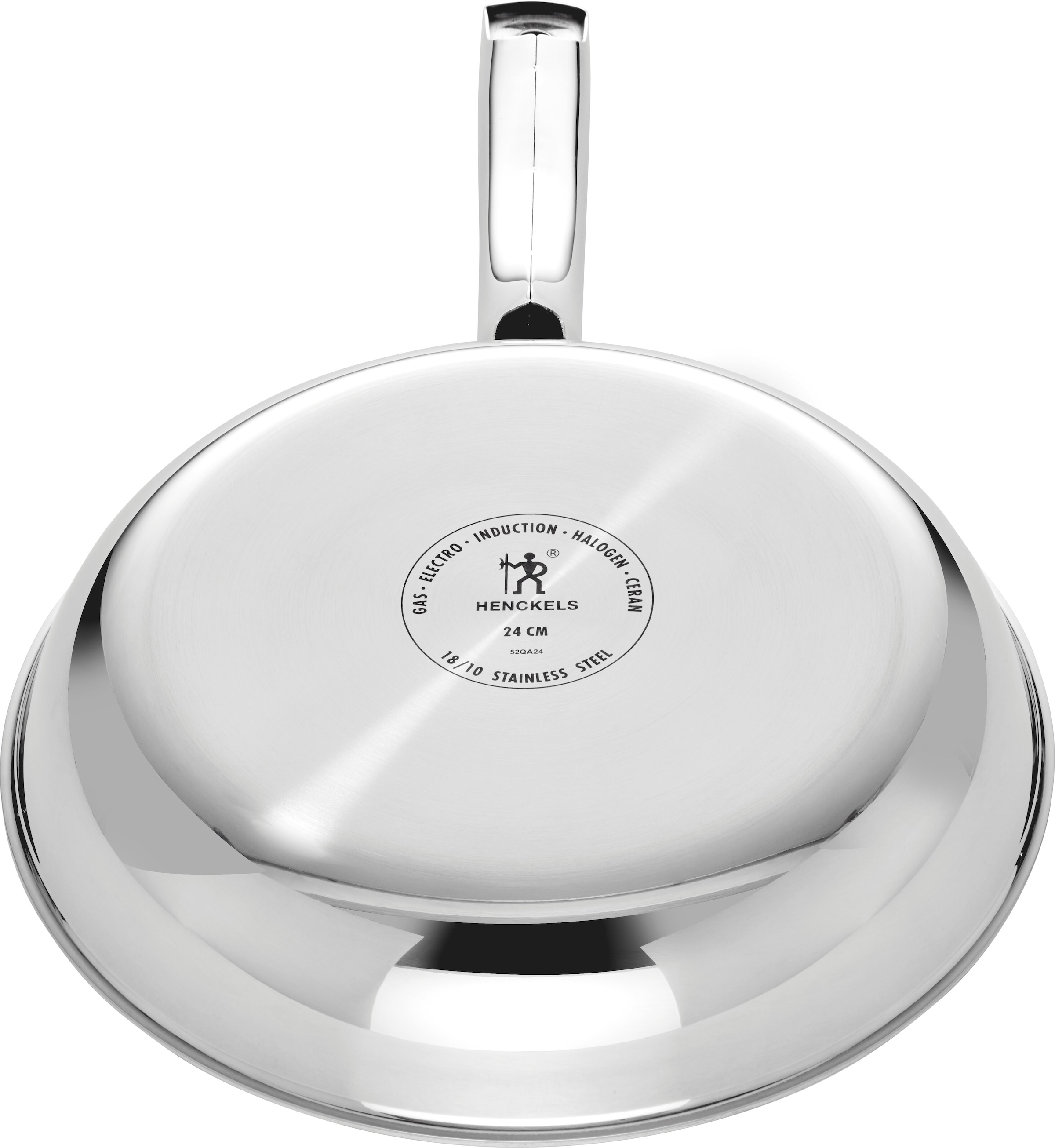 HENCKELS by ZWILLING Bratpfanne »Valley« Edelstahl 1 tlg. Keramikbeschichtung, Soft-Touch-Griffe, fettarmes Braten, Edelstahl