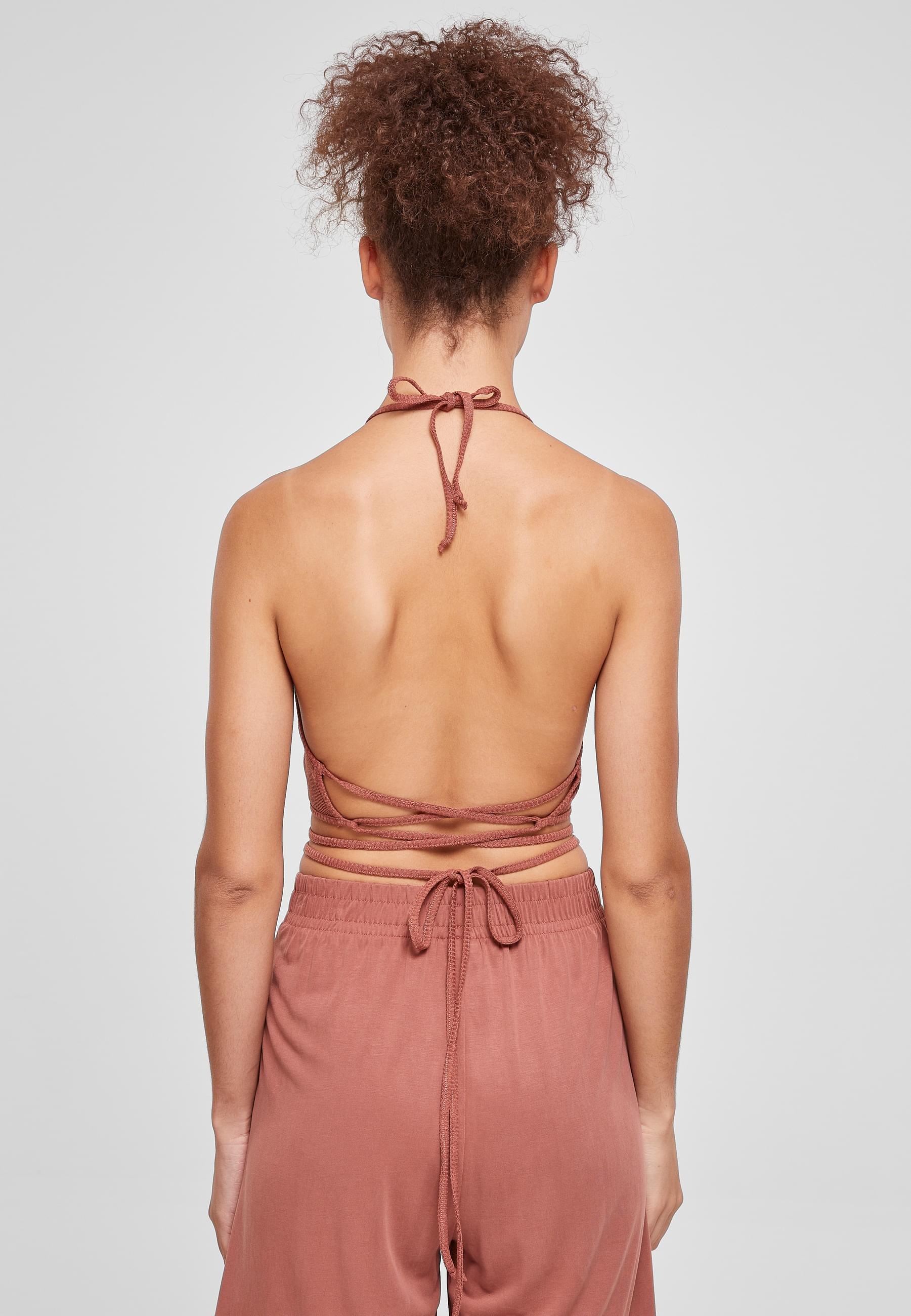 URBAN CLASSICS Muskelshirt »Urban Classics Damen Ladies Rib Trapeze Cropped Top«, (1 tlg.)